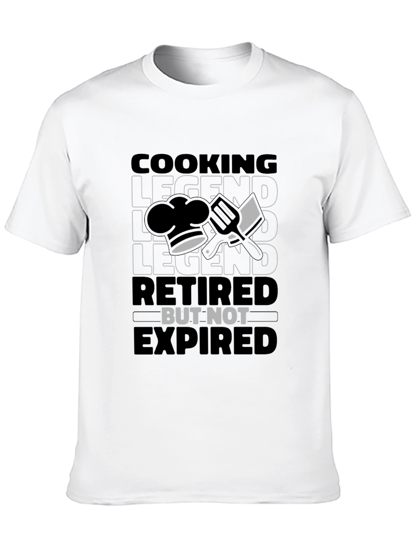 Cooking Legend Retired But Not Expired Graphic T-Shirt