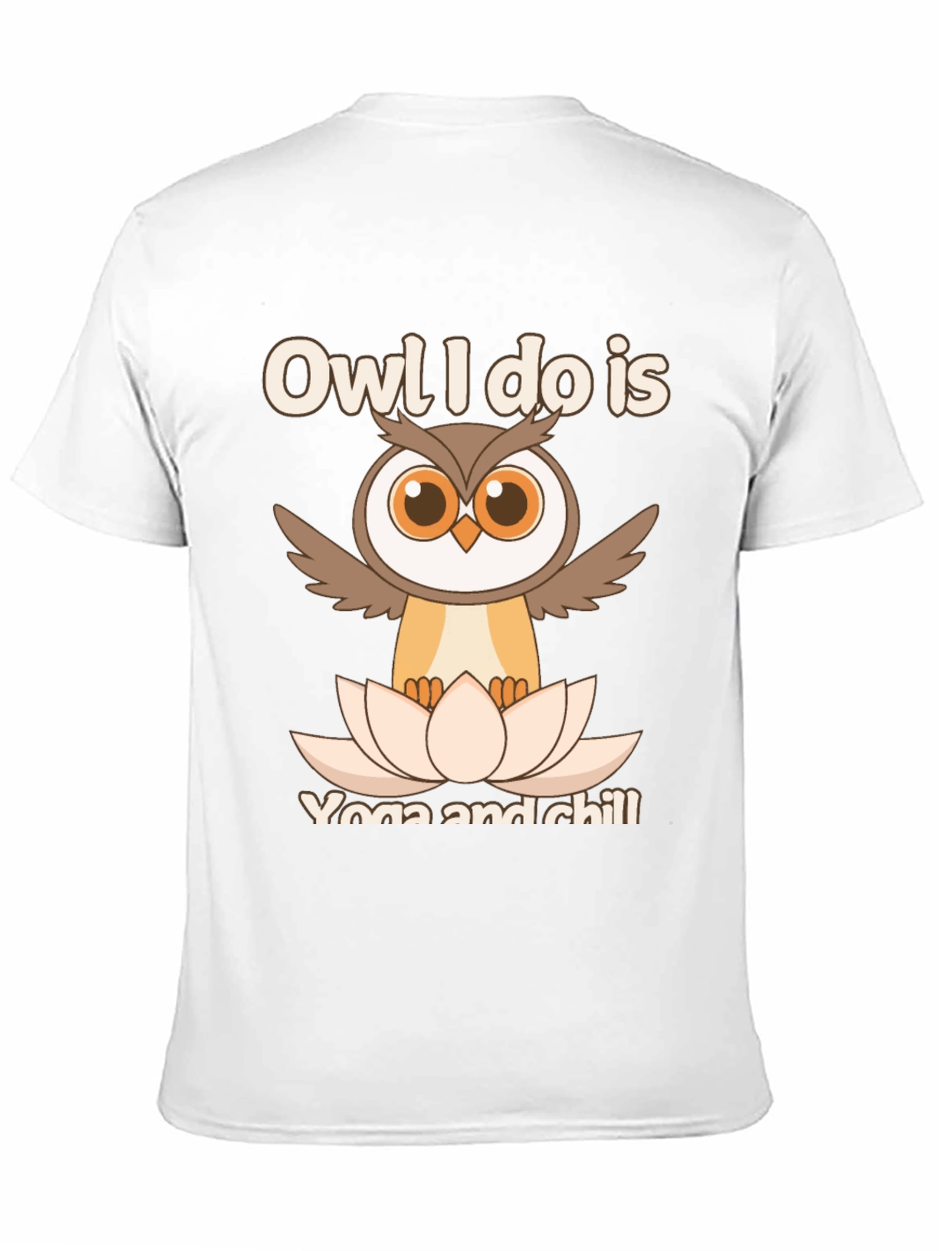 Owl Yoga & Chill Graphic T-Shirt