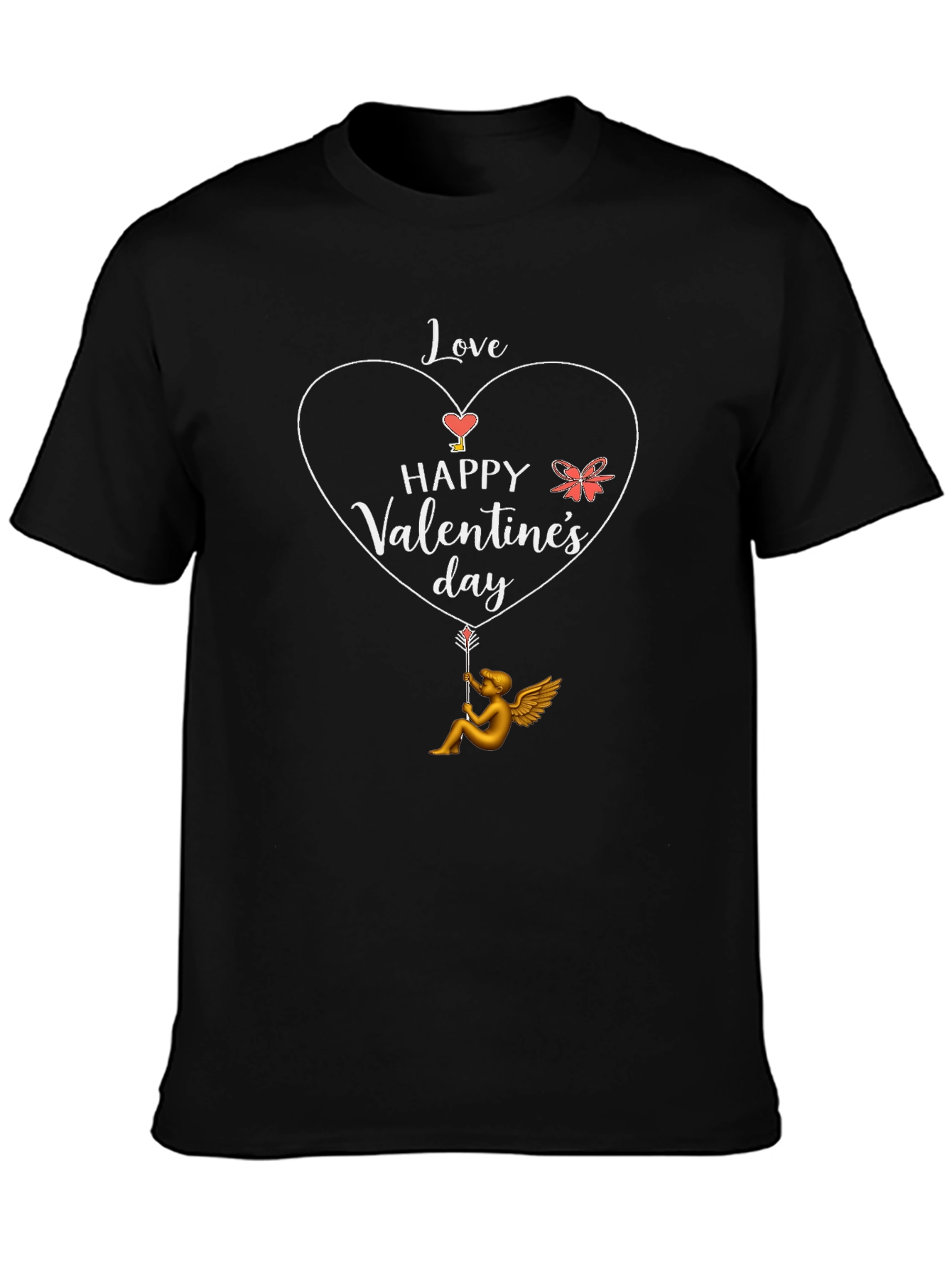 Happy Valentines Day T-Shirt Cupid Love Design
