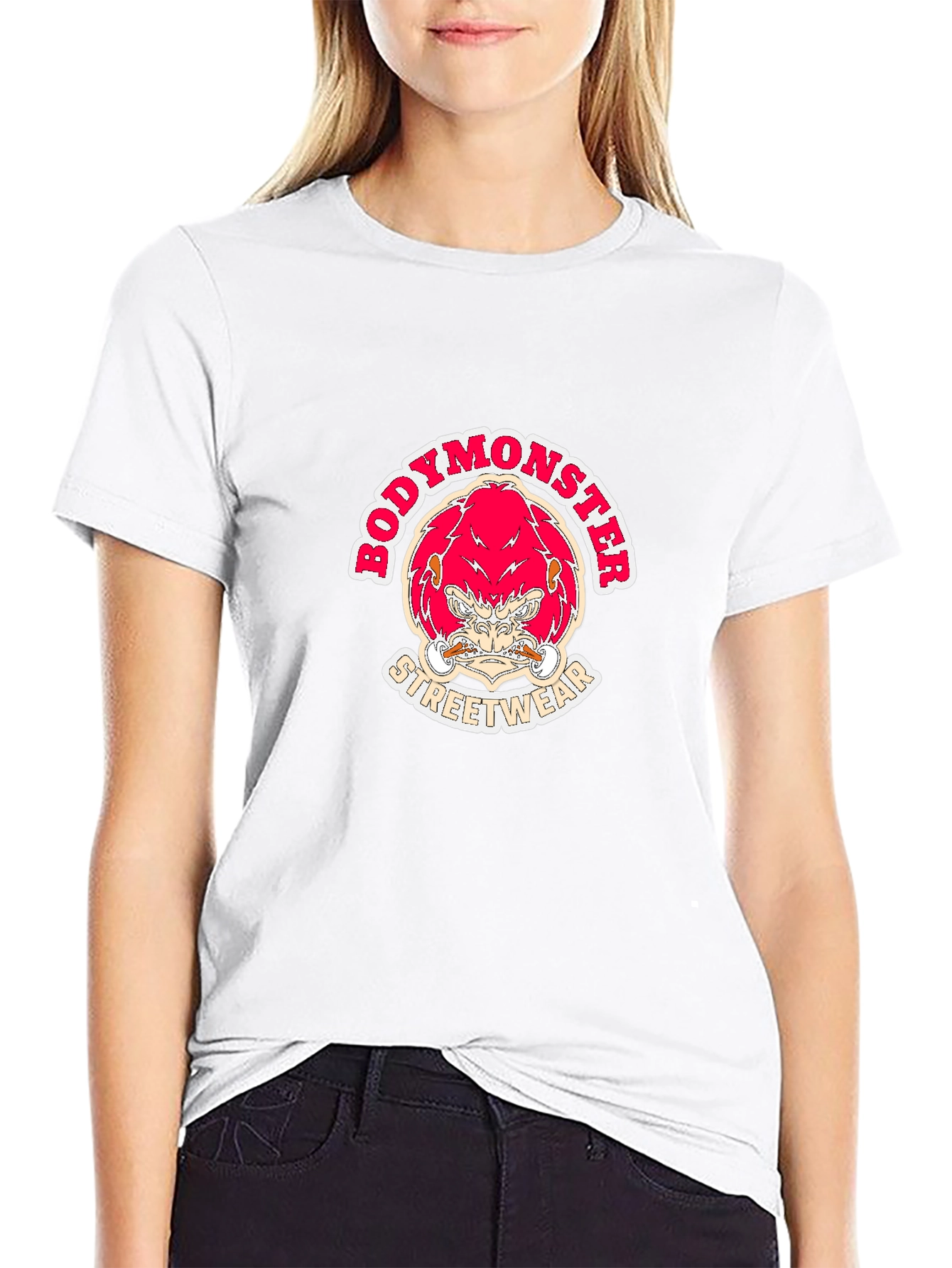 BodyMonster Streetwear Graphic Tee - Black