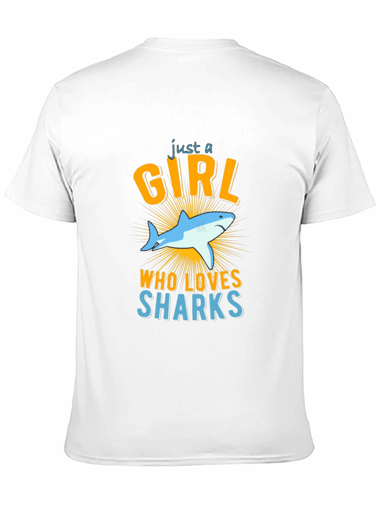 Just A Girl Who Loves Sharks T-Shirt