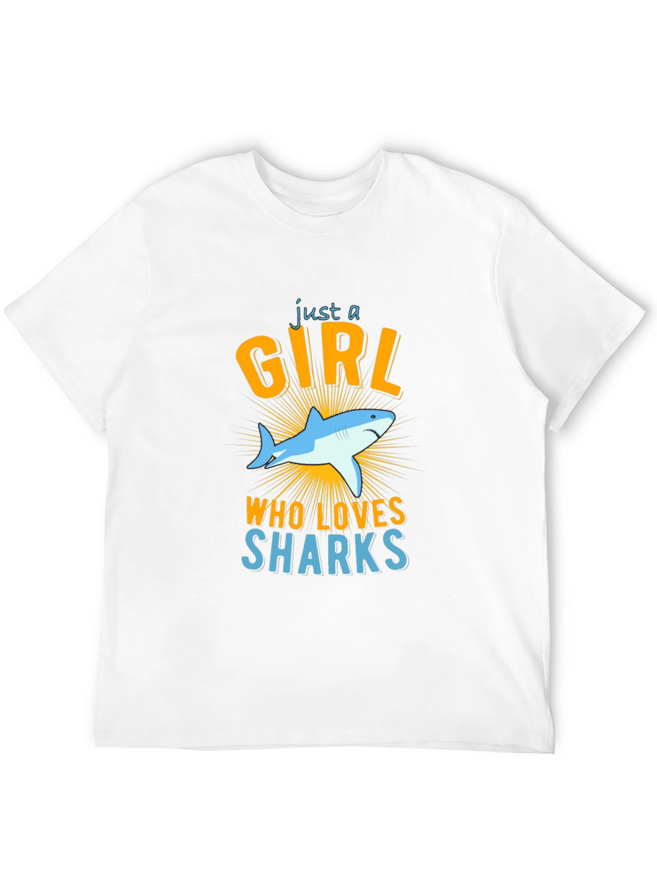 Just A Girl Who Loves Sharks T-Shirt