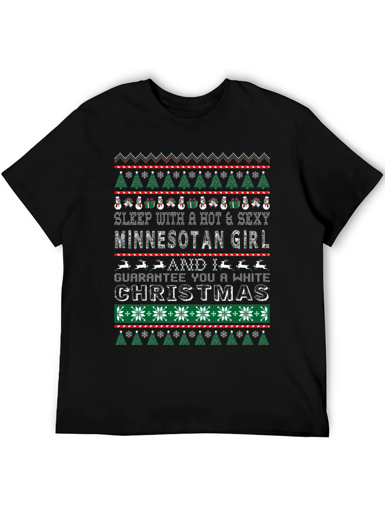 Minnesota Girl Christmas Graphic Tee