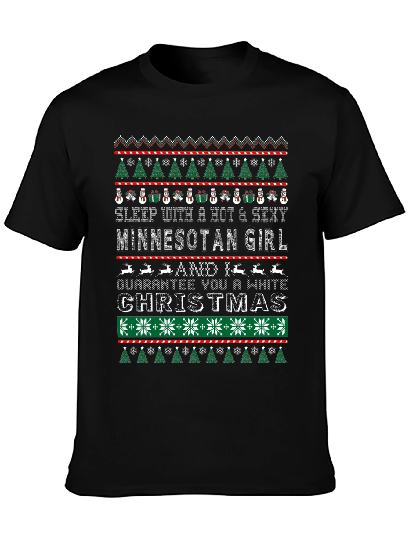 Minnesota Girl Christmas Graphic Tee