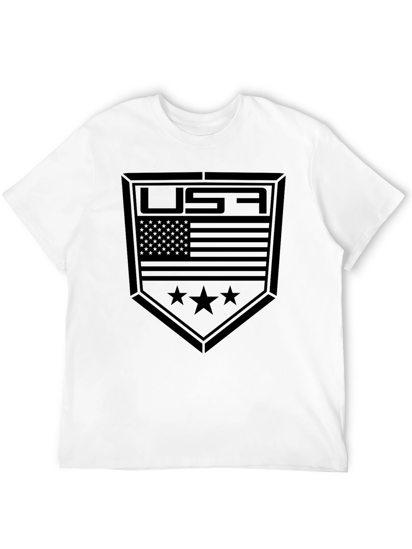 USA American Flag Graphic T-Shirt