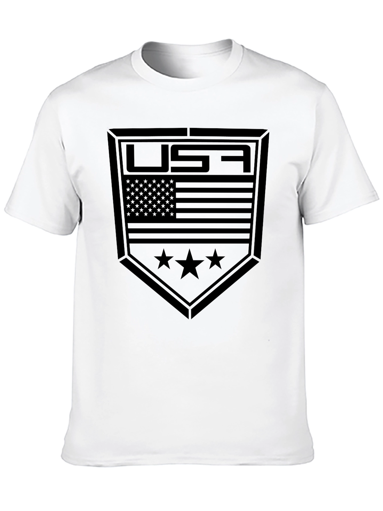 USA American Flag Graphic T-Shirt