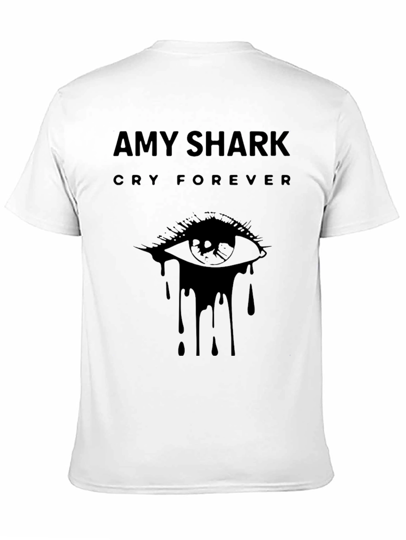 Amy Shark Cry Forever Black Graphic T-Shirt