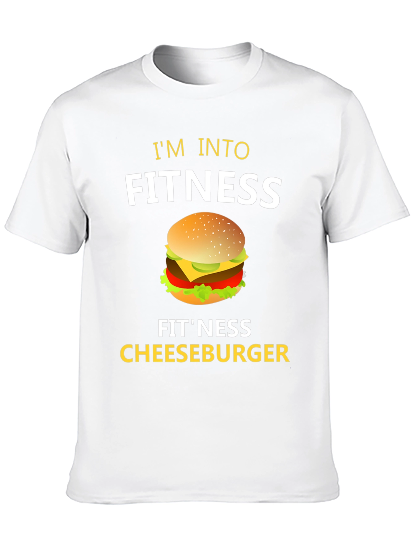Fitness Cheeseburger Graphic Tee