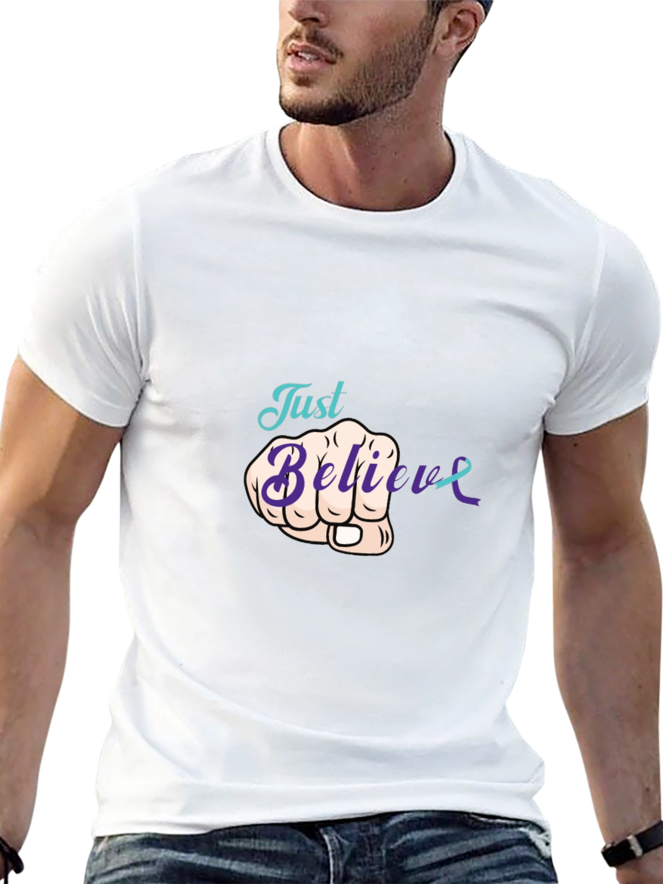 Believe T-Shirt - Awareness Ribbon Tee