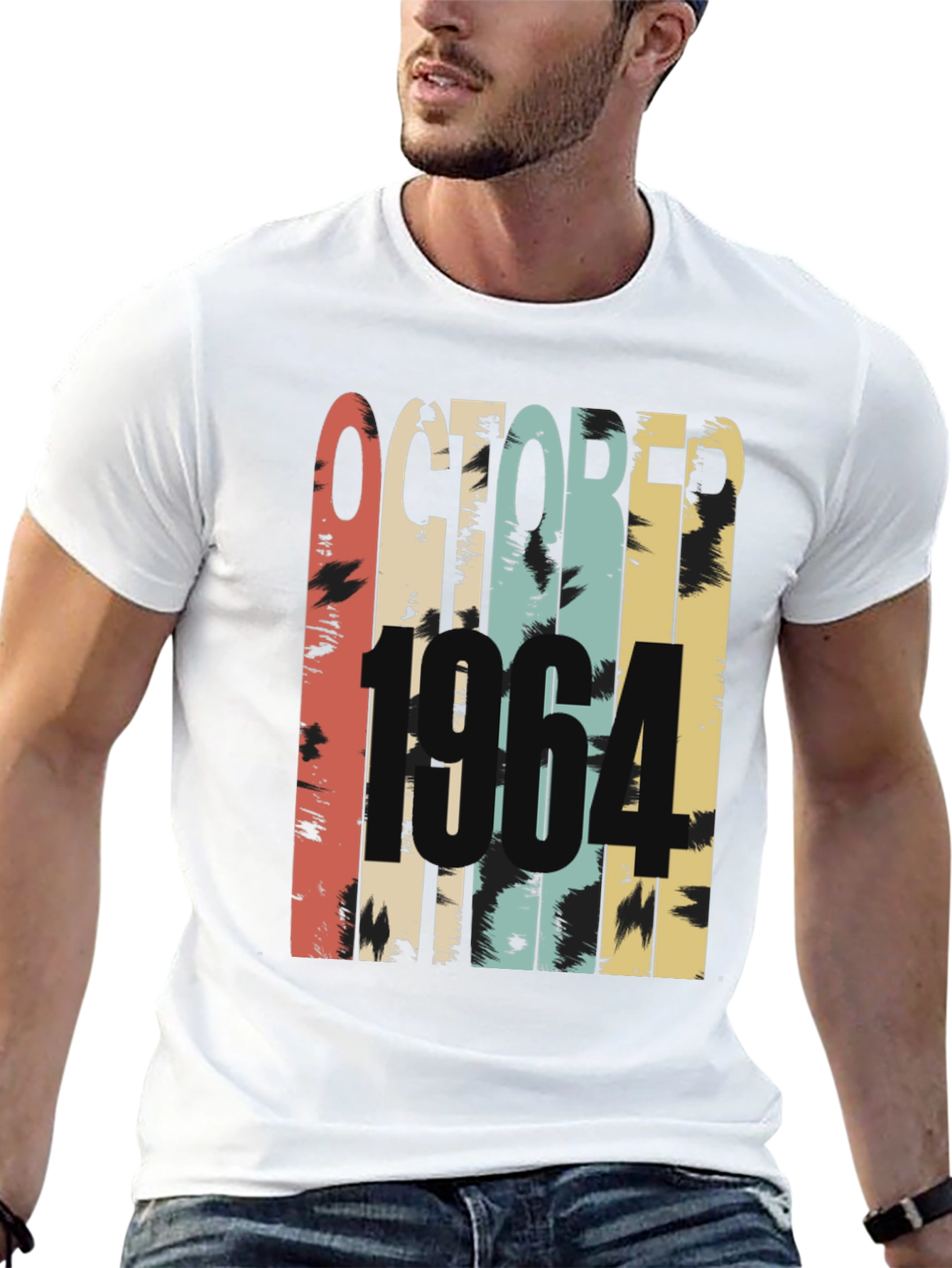 October 1964 Retro Birthday T-Shirt