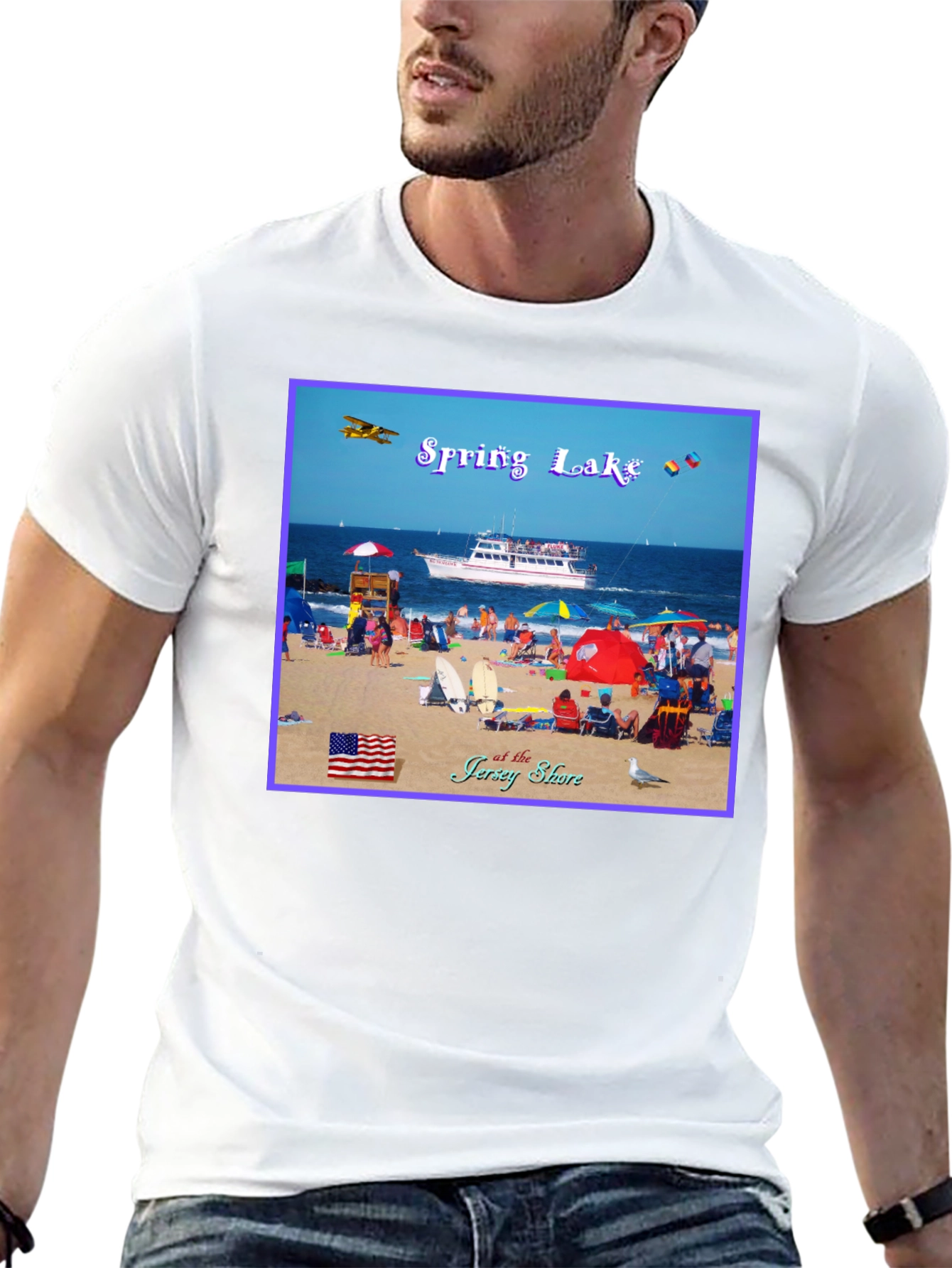 Spring Lake Jersey Shore Graphic T-Shirt