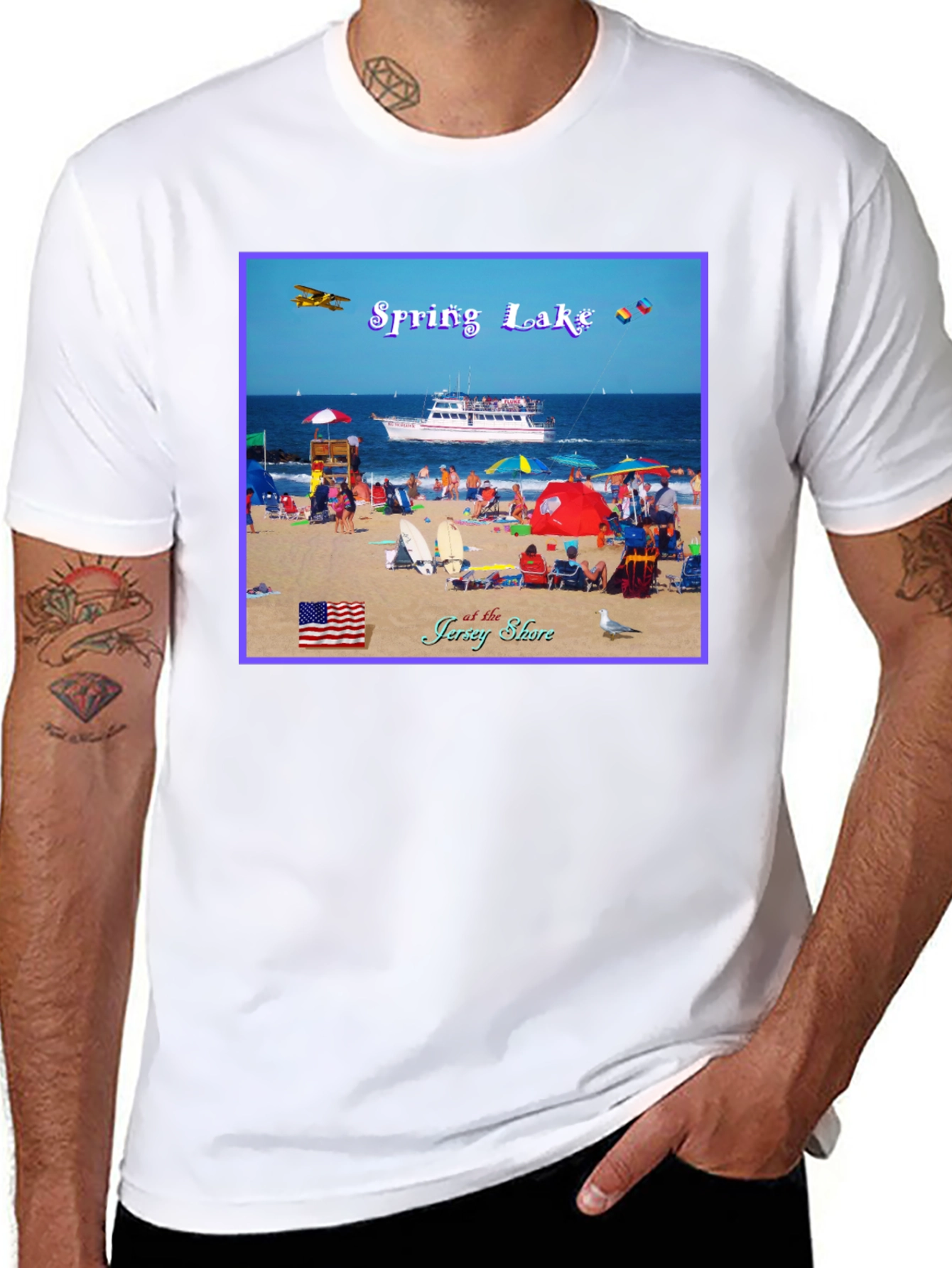 Spring Lake Jersey Shore Graphic T-Shirt