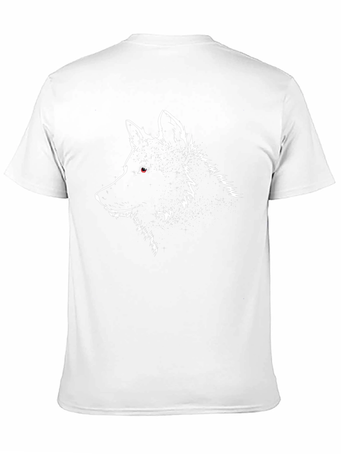 Wolf Graphic T-Shirt - Black Crew Neck Tee