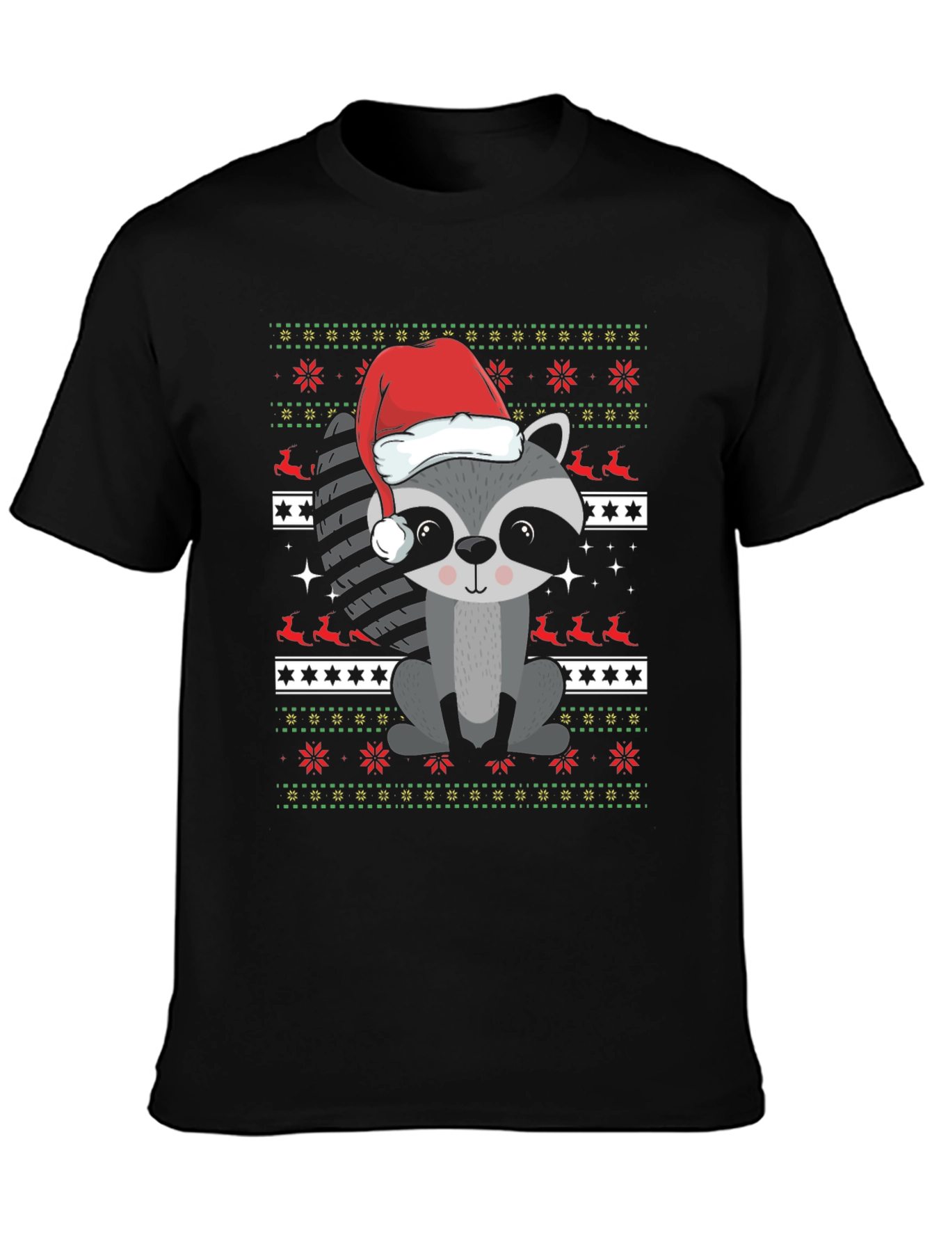 Christmas Raccoon T-Shirt