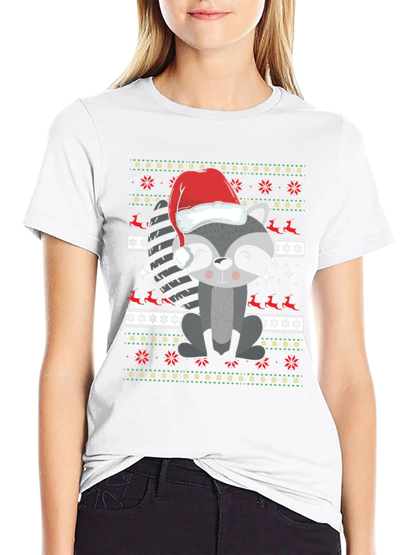 Christmas Raccoon T-Shirt