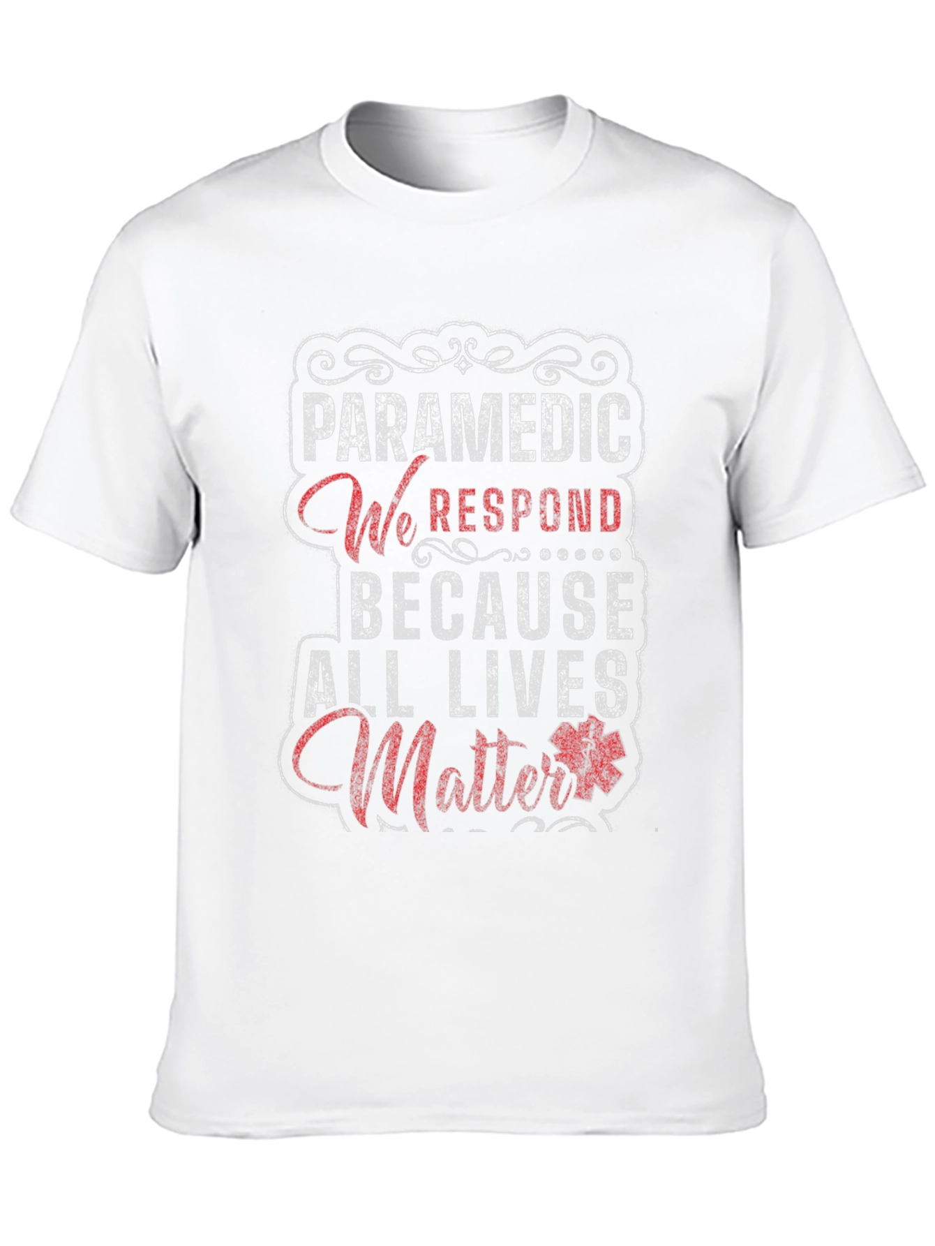 Paramedic All Lives Matter Graphic T-Shirt
