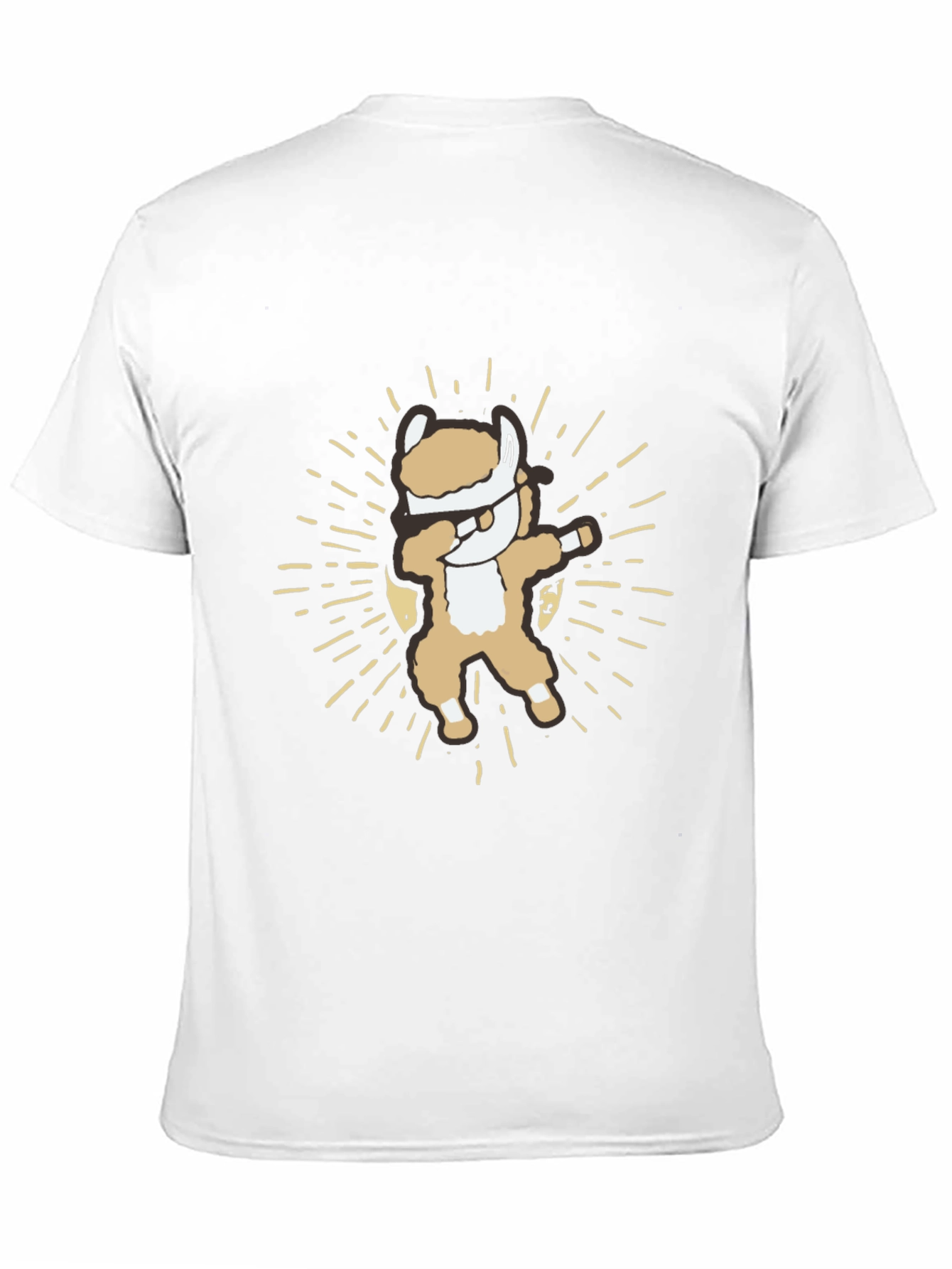 Dabbing Alpaca T-Shirt - Cute and Funny
