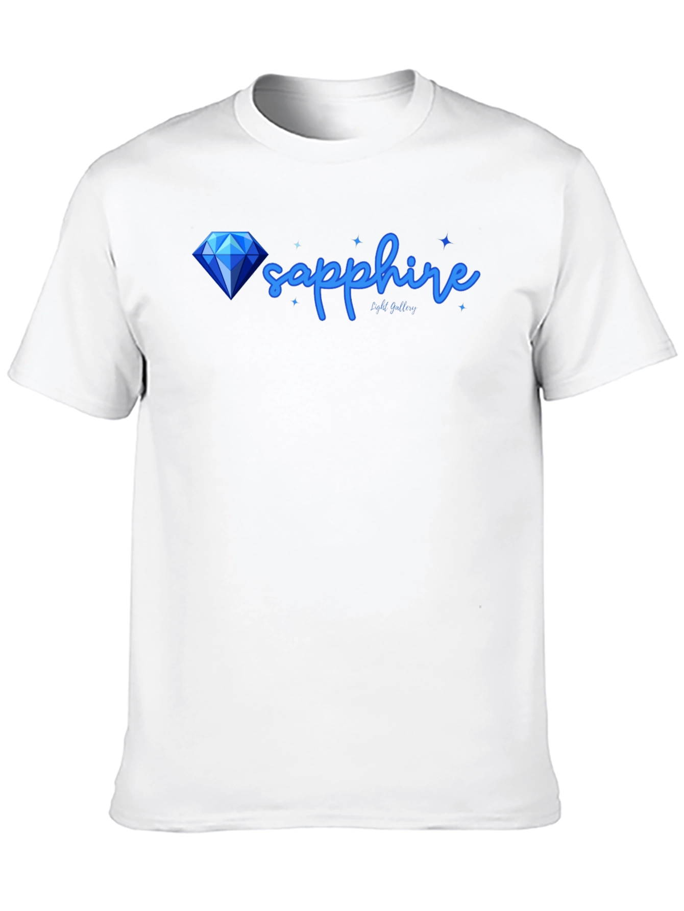 Sapphire Diamond Graphic Tee - Stylish Mens T-Shirt