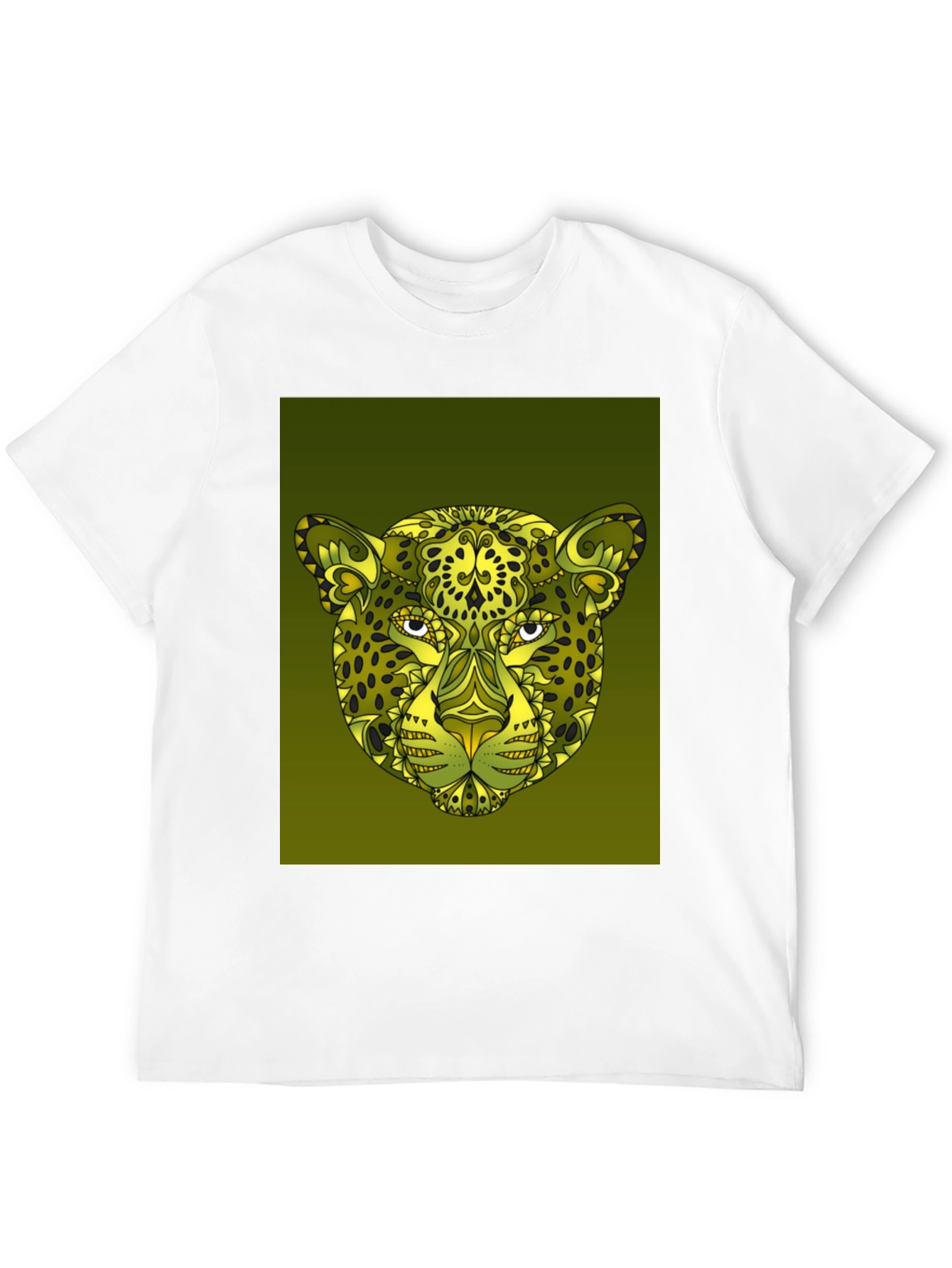 Stylish Cheetah Print Graphic Tee