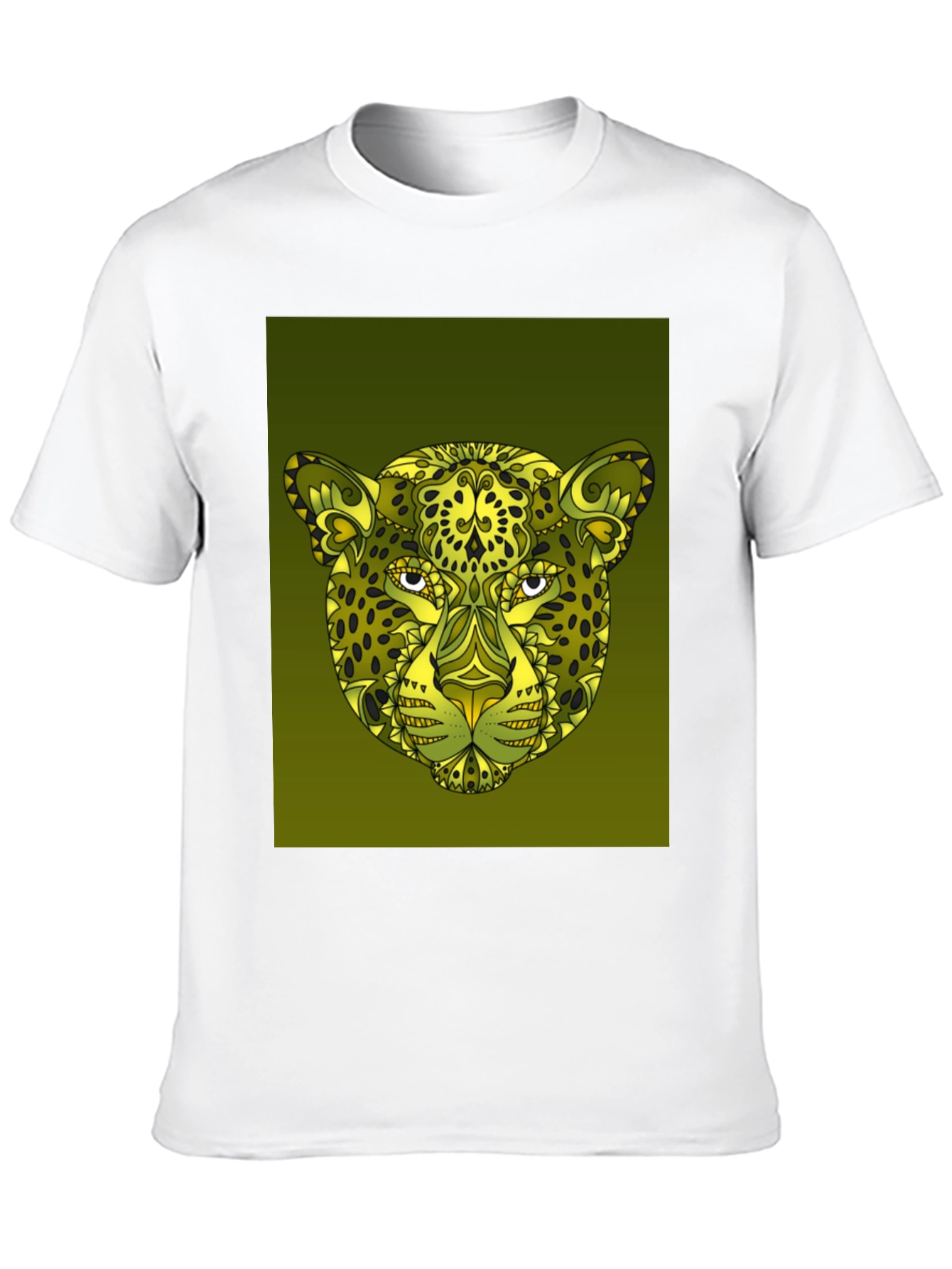 Stylish Cheetah Print Graphic Tee