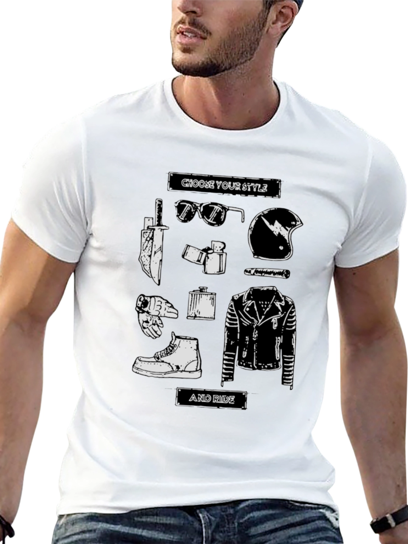 Choose Your Style & Ride Biker T-Shirt