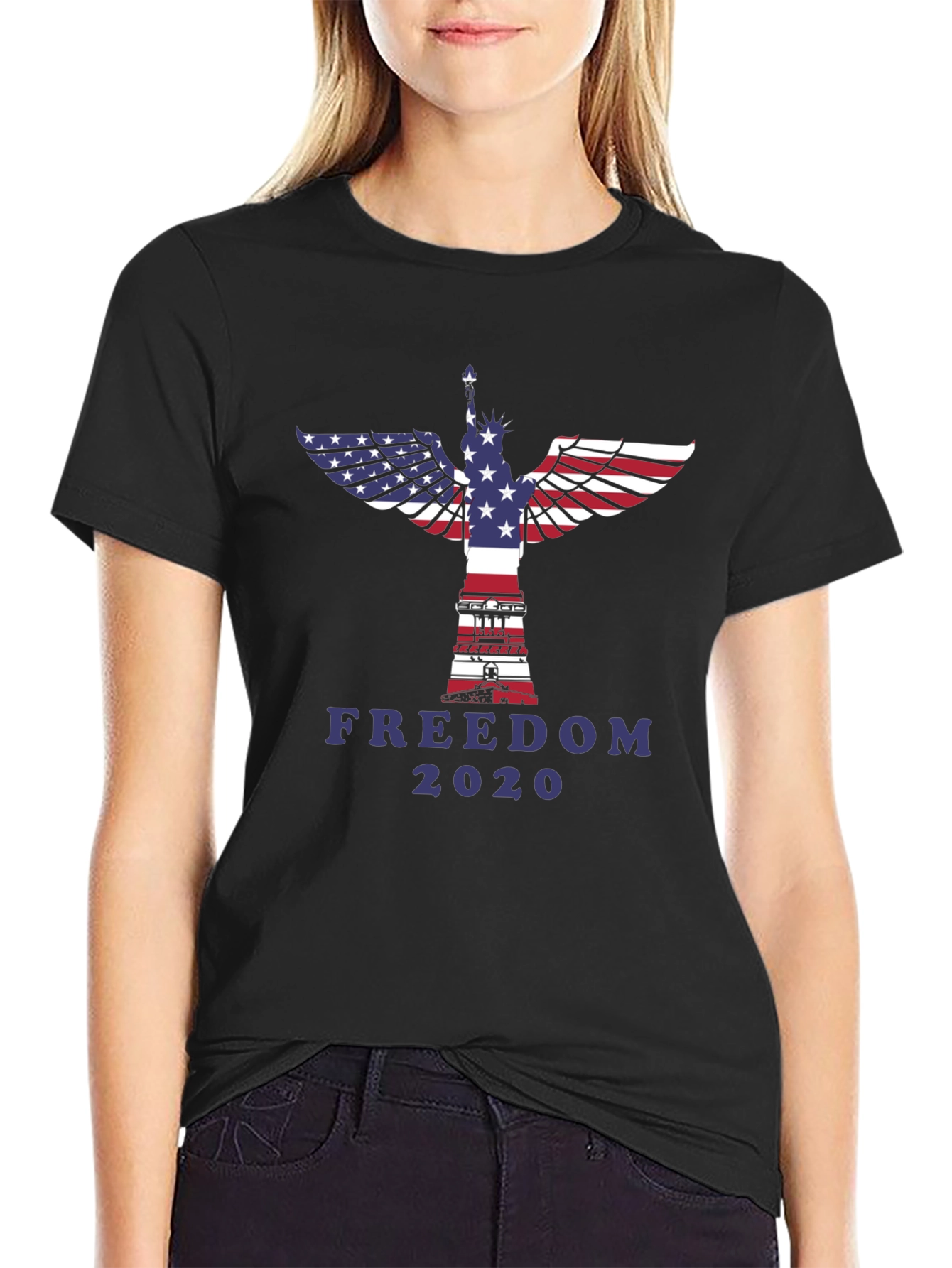 Freedom 2020 Patriotic Graphic T-Shirt
