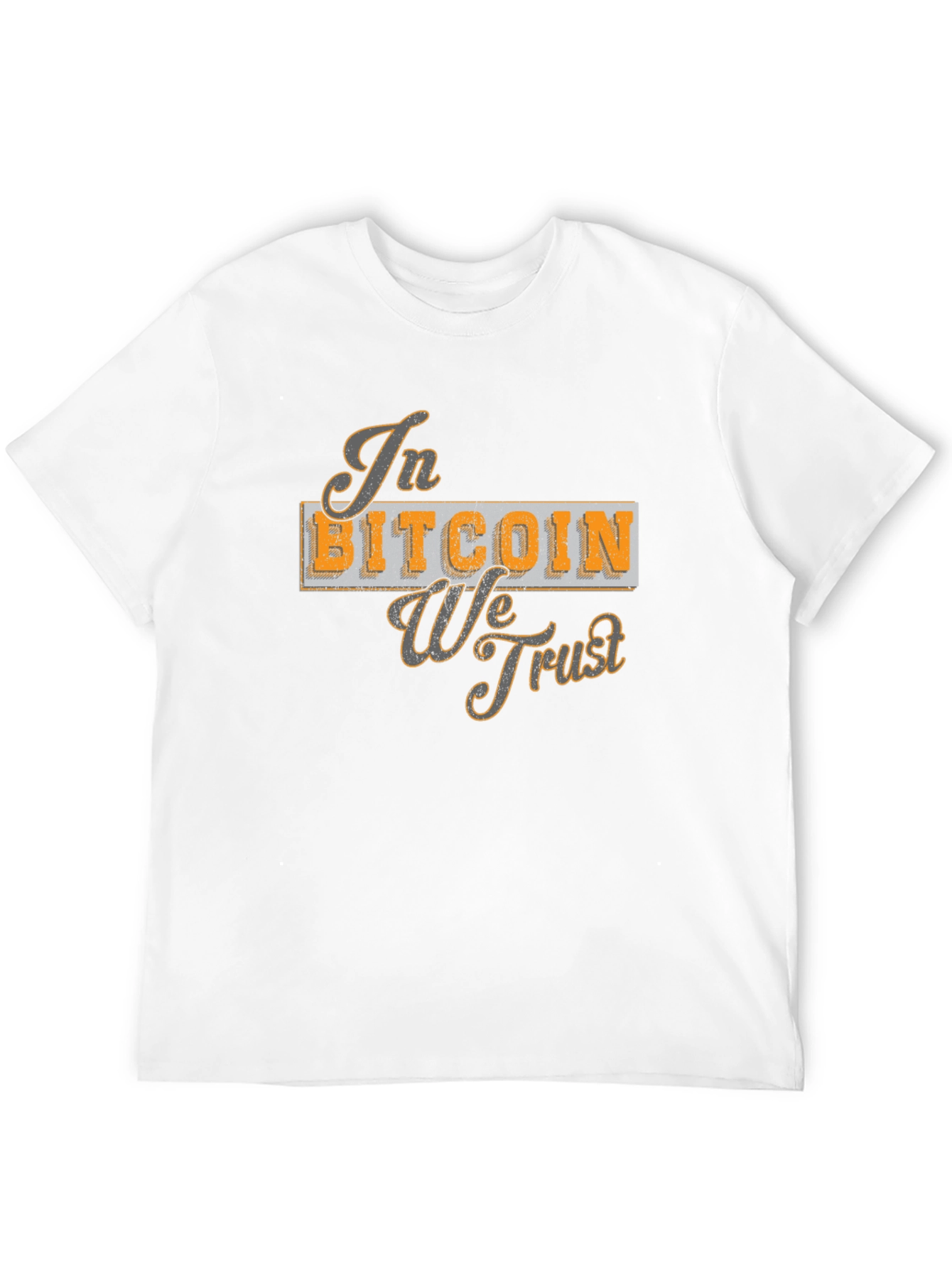 In Bitcoin We Trust T-Shirt - Crypto Currency Tee