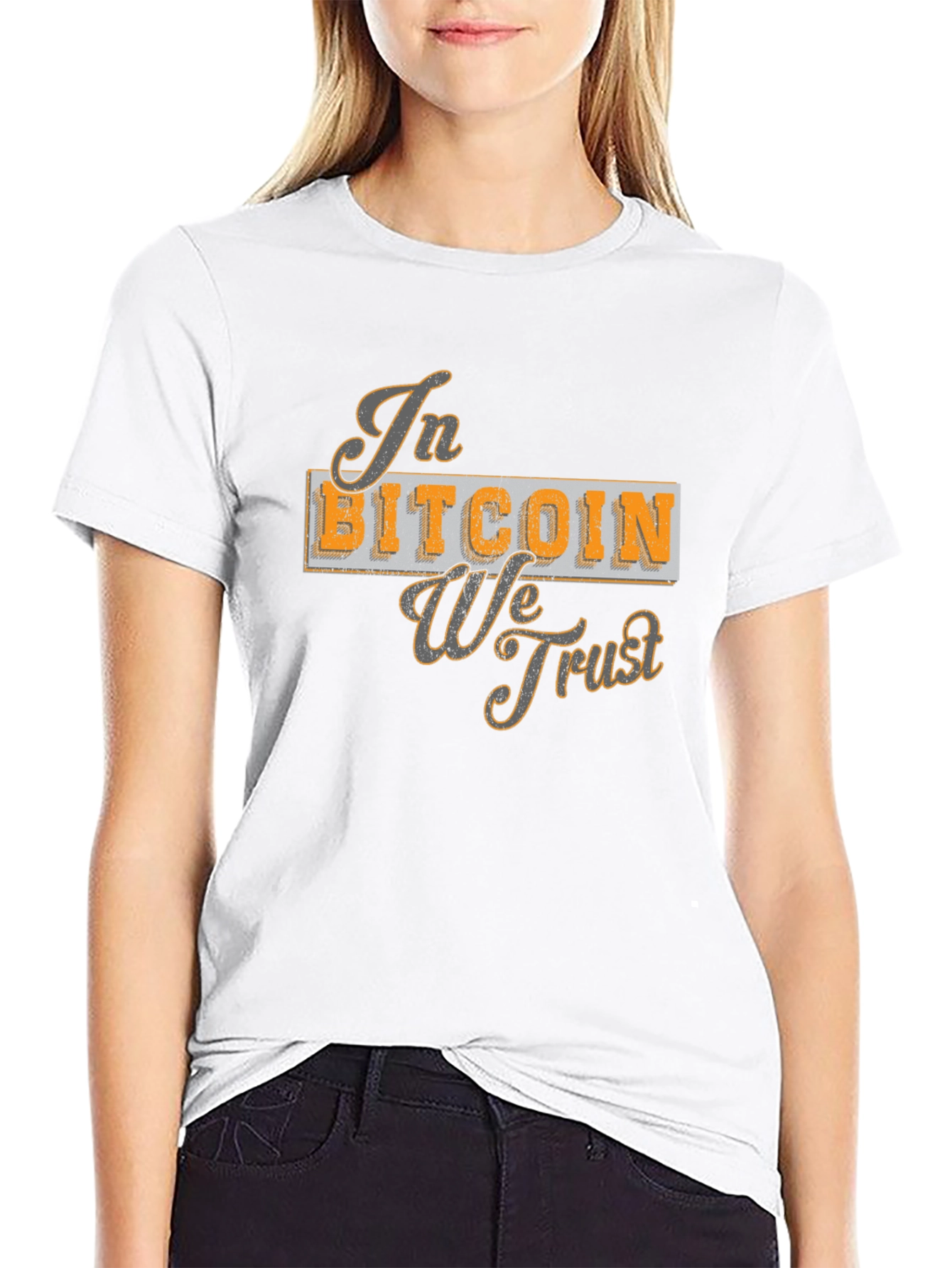 In Bitcoin We Trust T-Shirt - Crypto Currency Tee