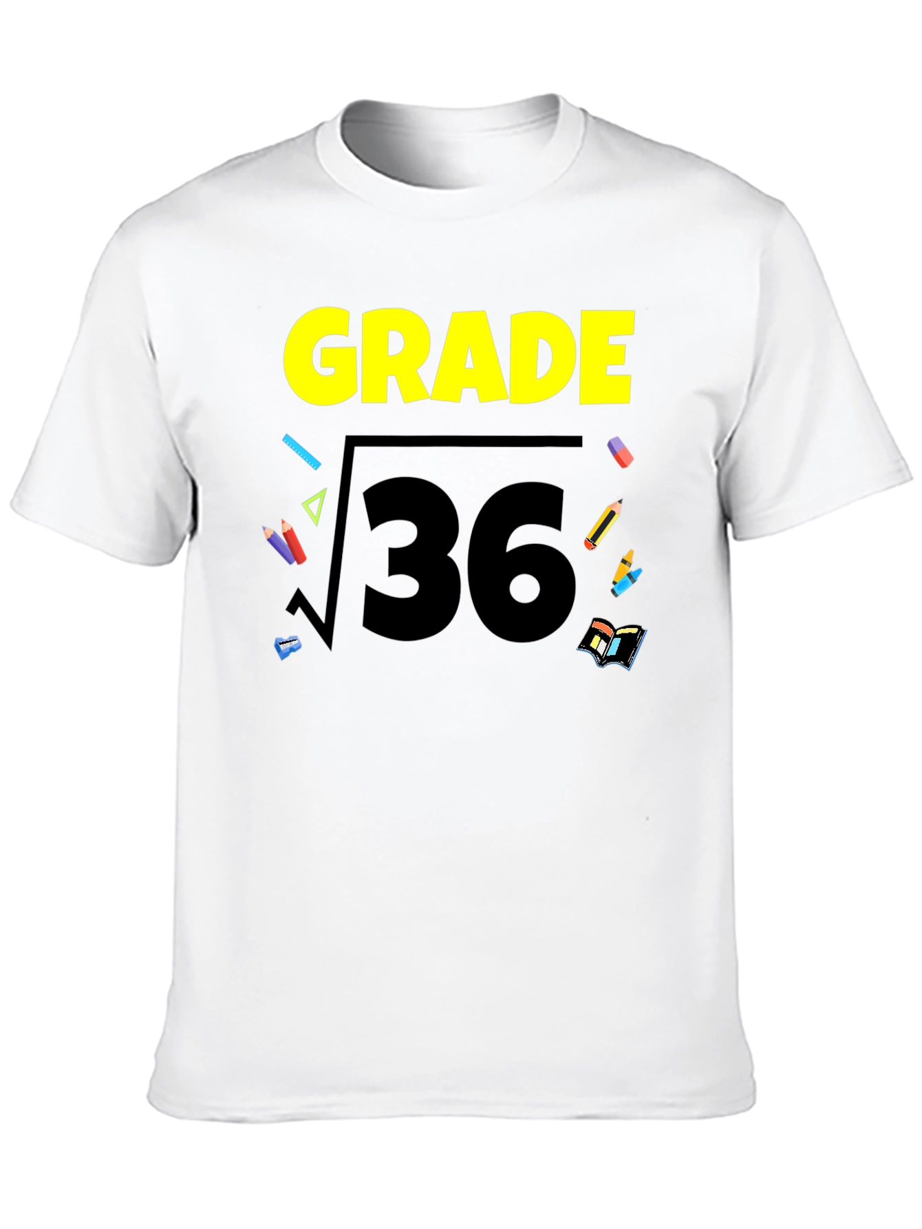 6th Grade T-Shirt - Math Root 36 Design