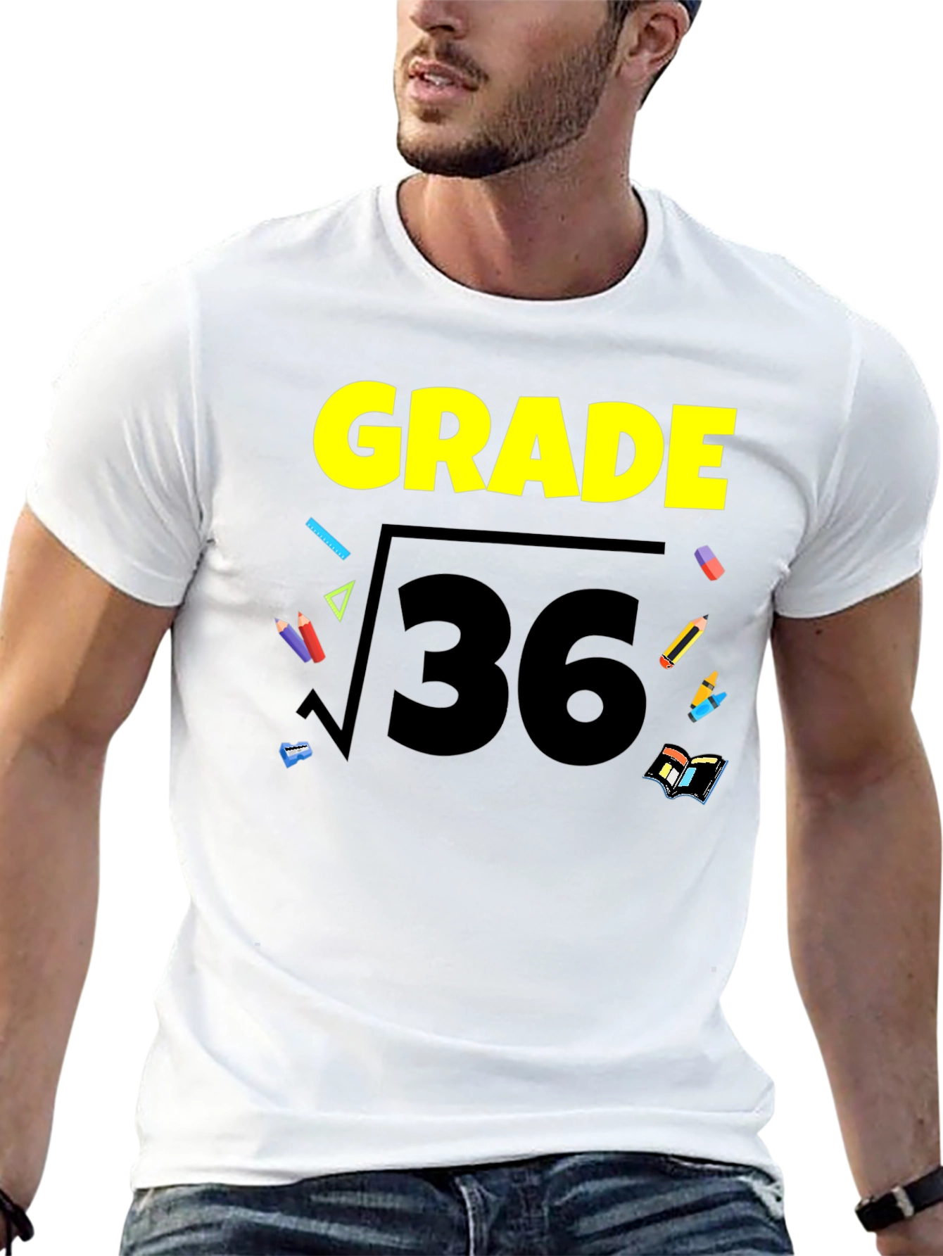 6th Grade T-Shirt - Math Root 36 Design