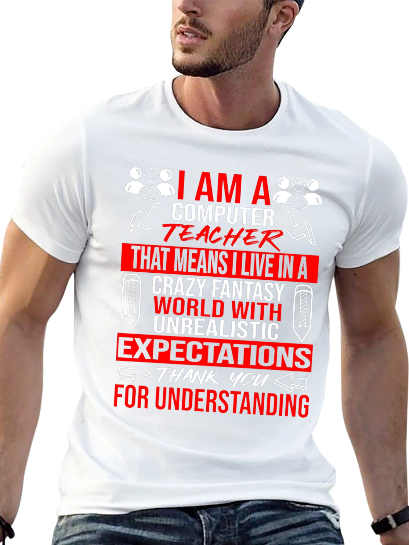 Funny Computer Teacher T-Shirt