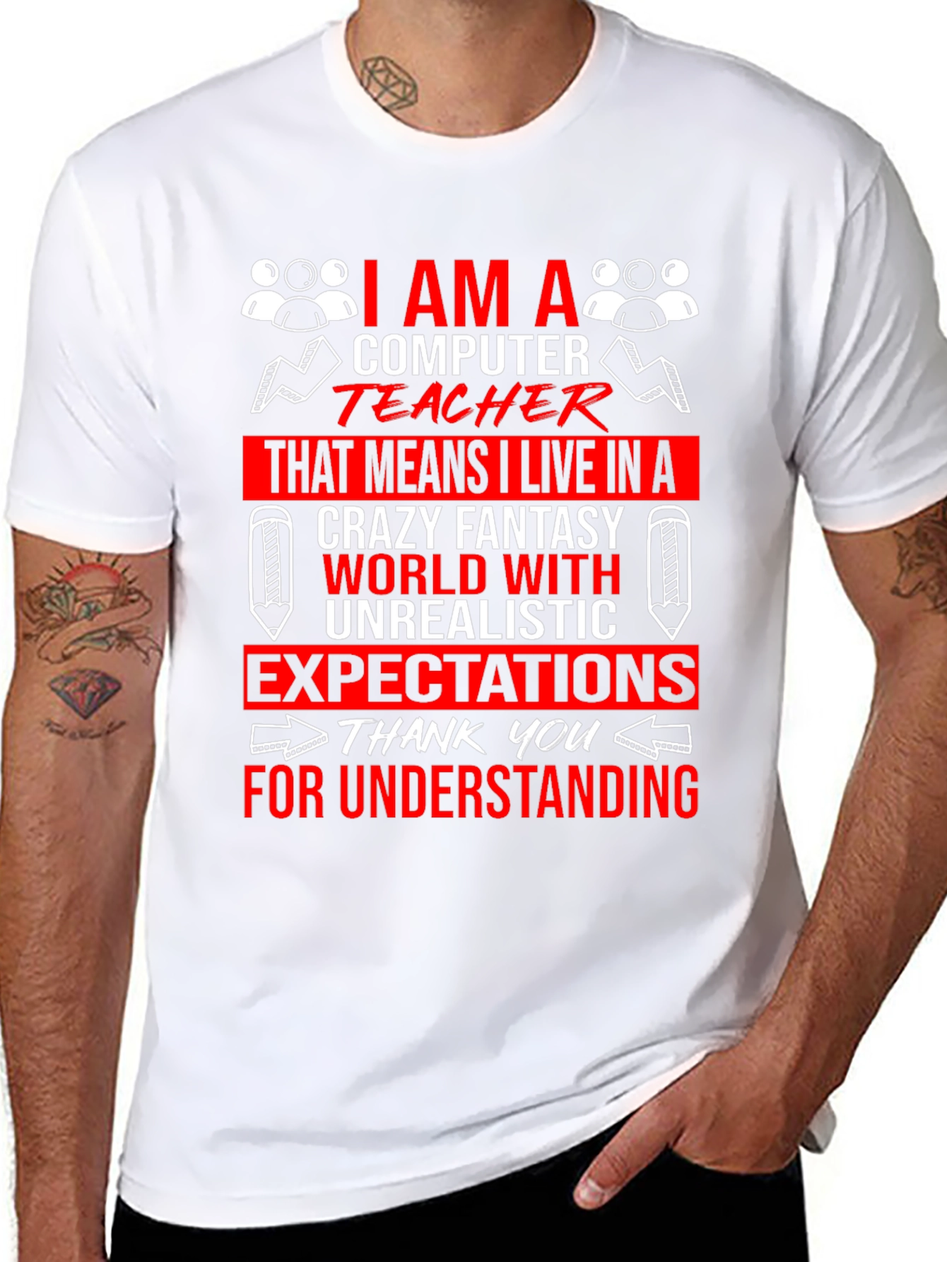 Funny Computer Teacher T-Shirt