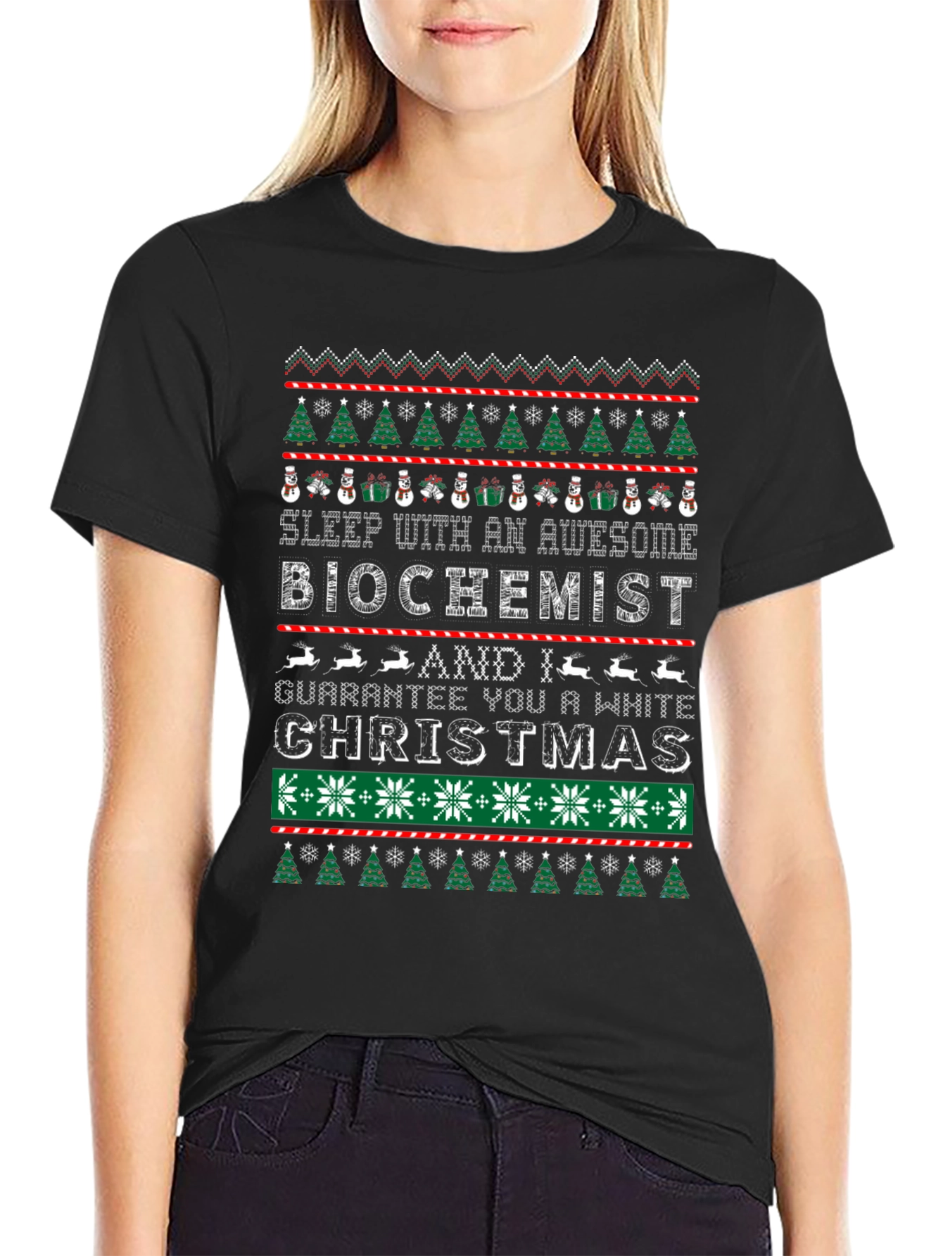 Awesome Biochemist Christmas T-Shirt
