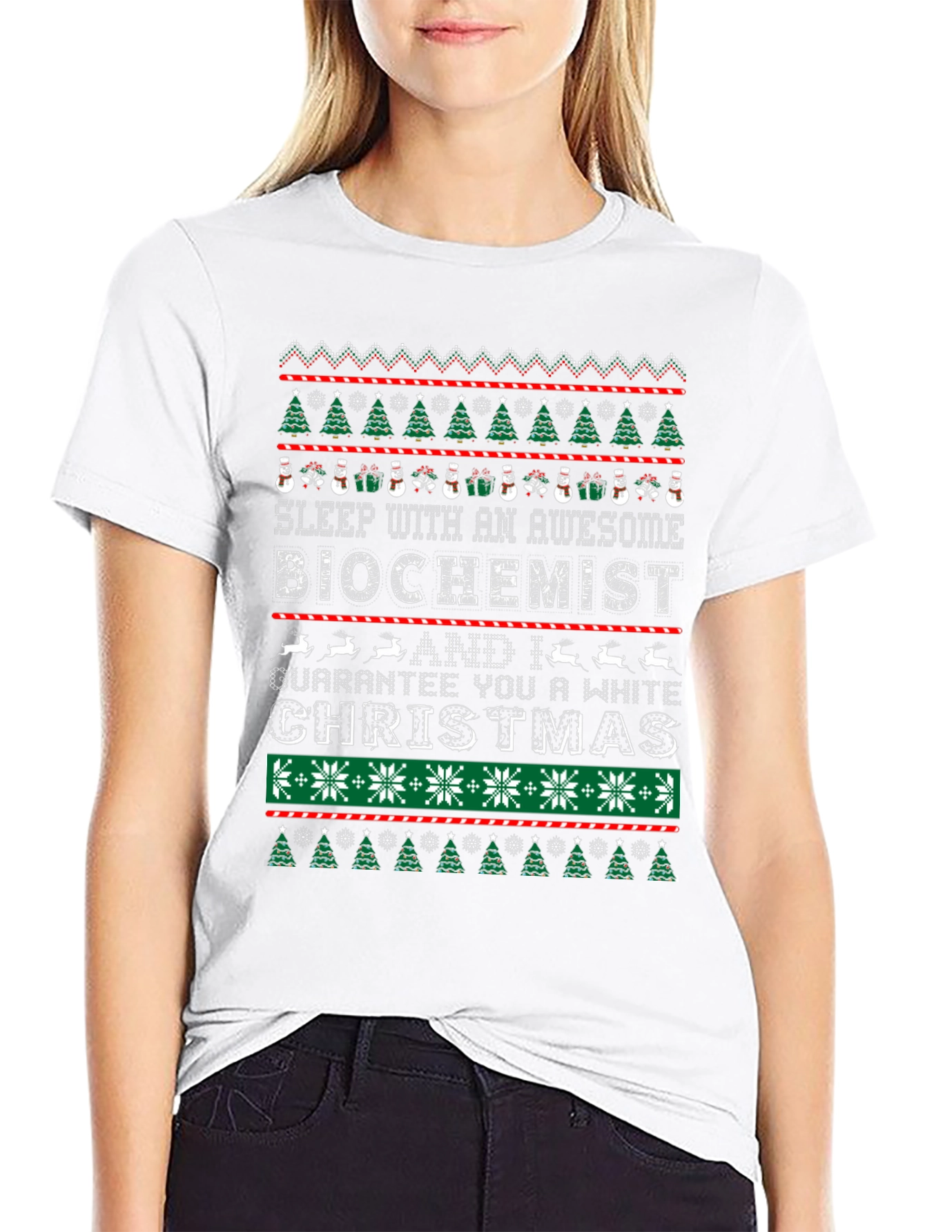 Awesome Biochemist Christmas T-Shirt