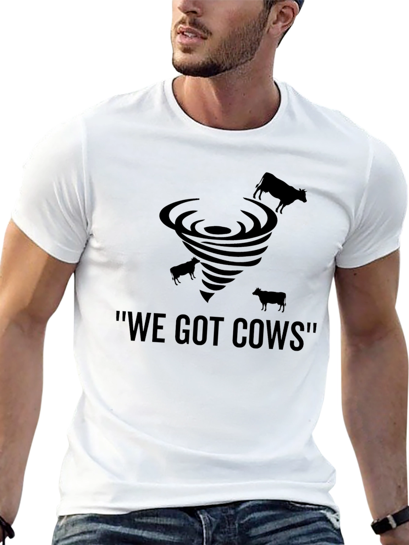 We Got Cows Tornado Graphic Tee