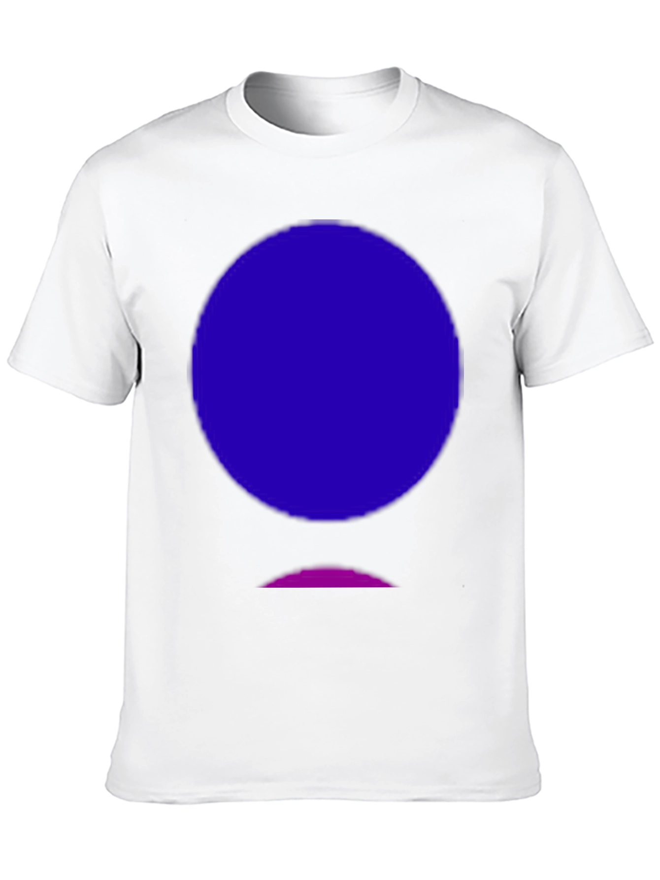 Abstract Graphic Tee - Black Cotton Blend