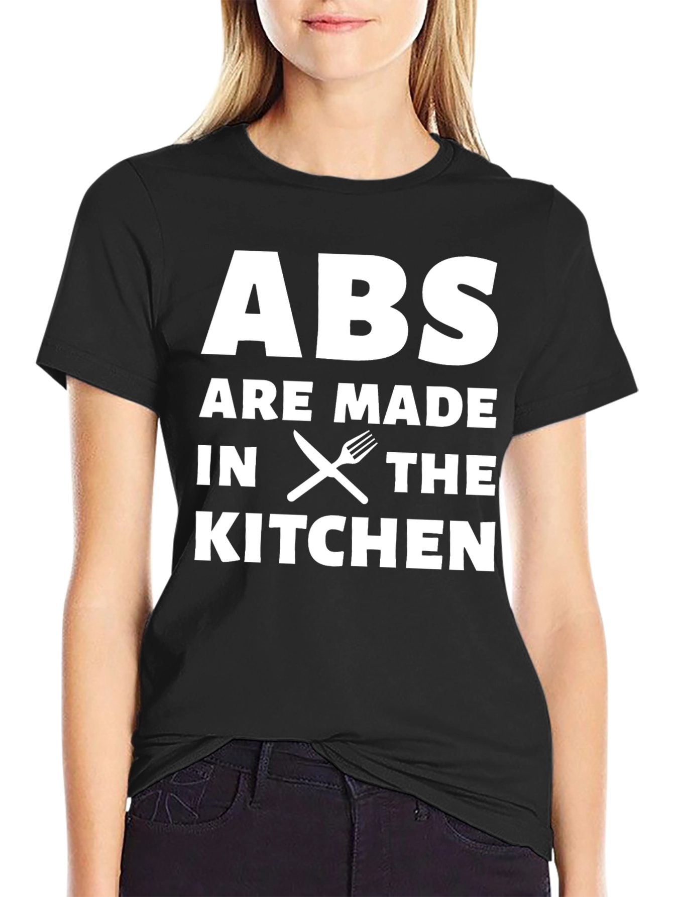 Abs Made in the Kitchen T-Shirt - Black