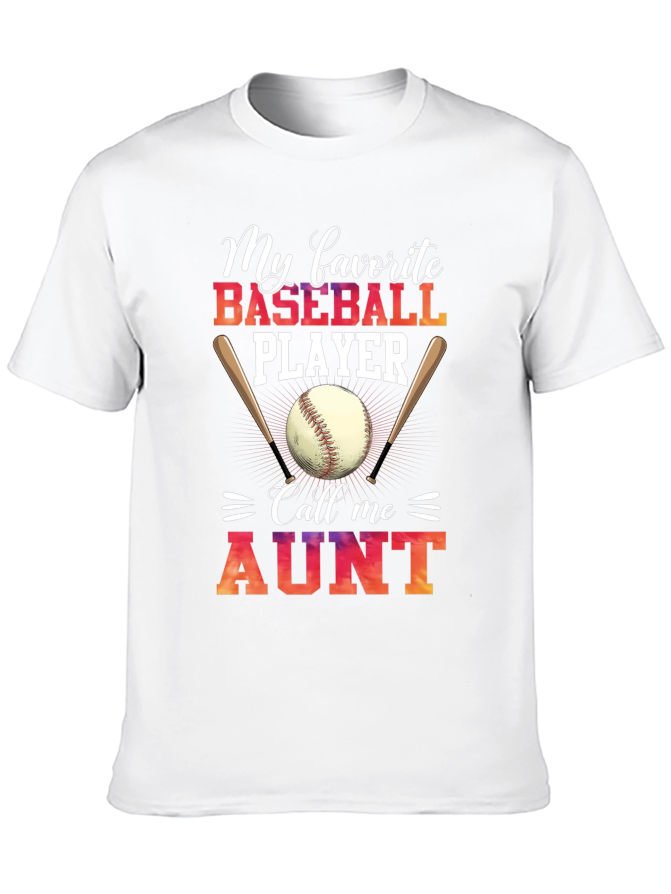 Baseball Aunt T-Shirt - My Favorite Player