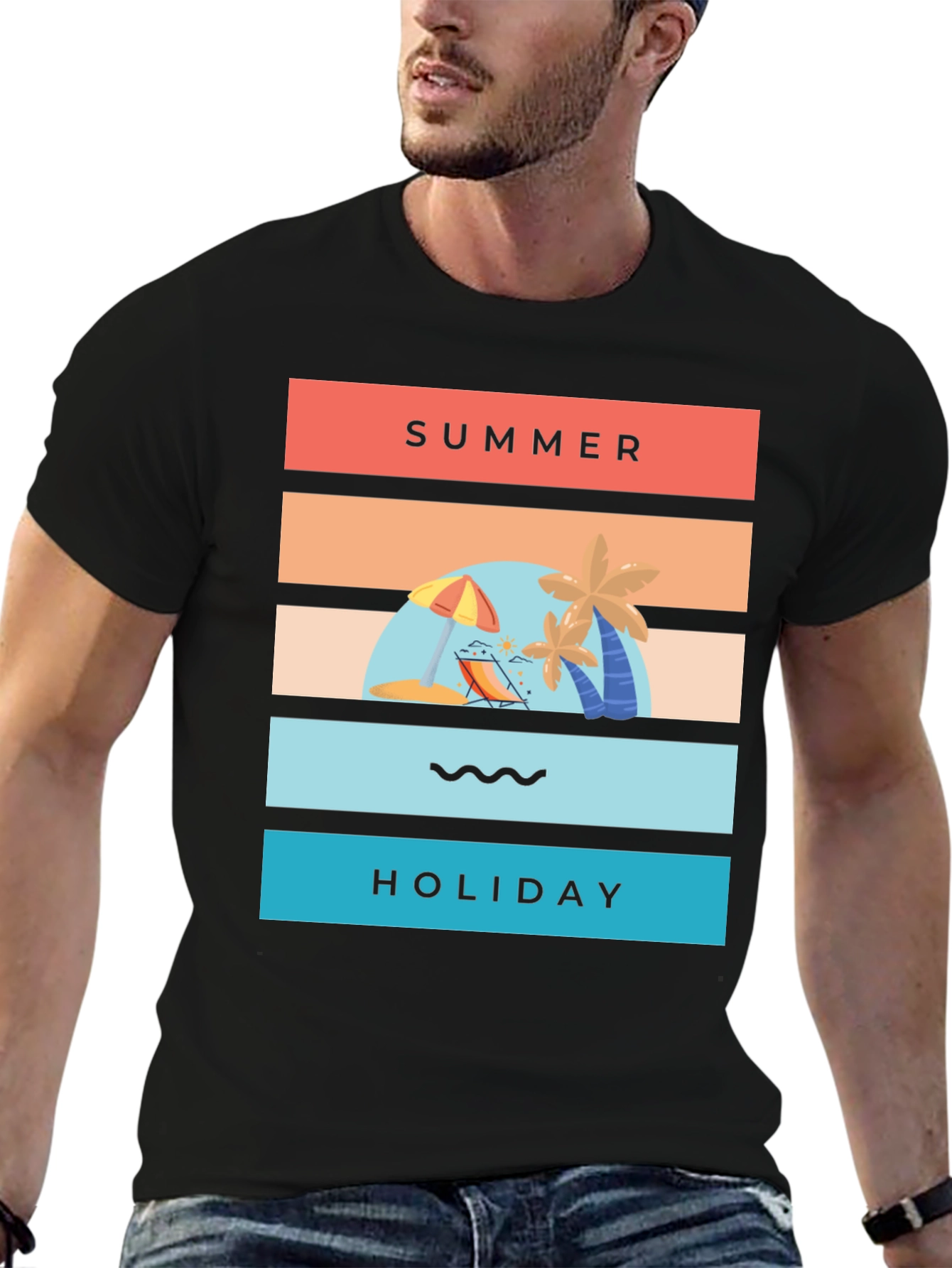 Summer Holiday T-Shirt - Beach Vibes Tee