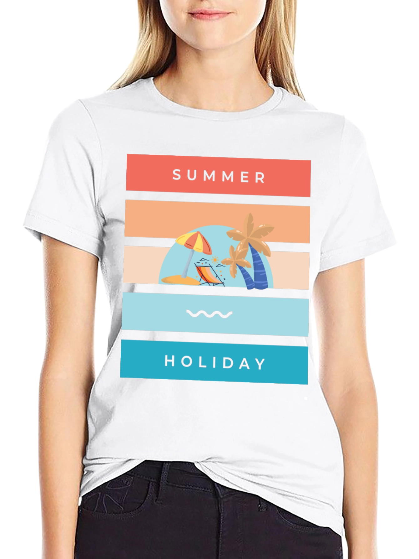 Summer Holiday T-Shirt - Beach Vibes Tee