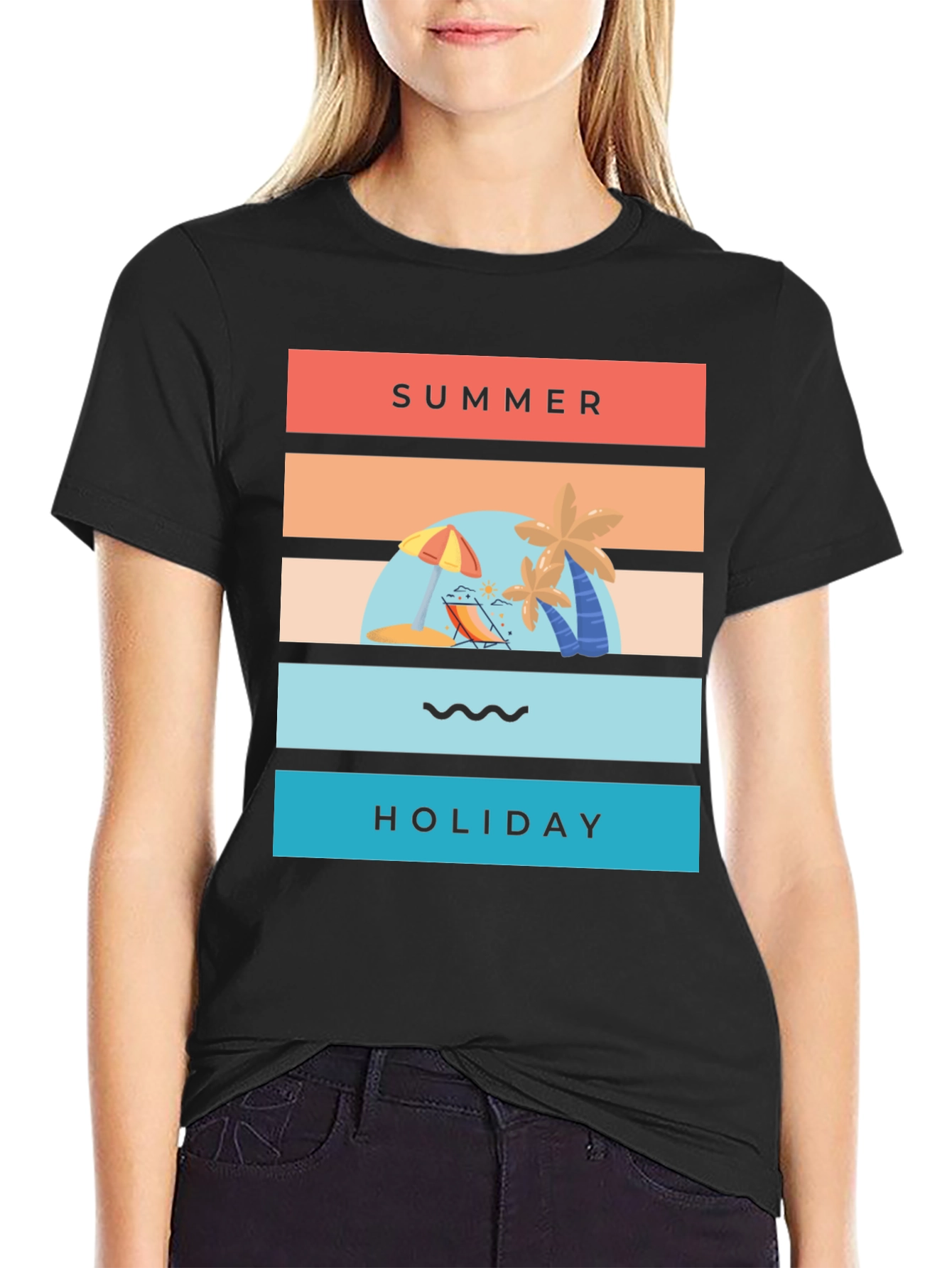 Summer Holiday T-Shirt - Beach Vibes Tee