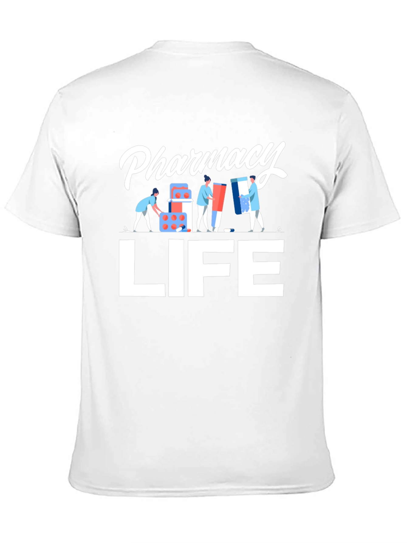Pharmacy Life Graphic Tee - Pill Packer Design