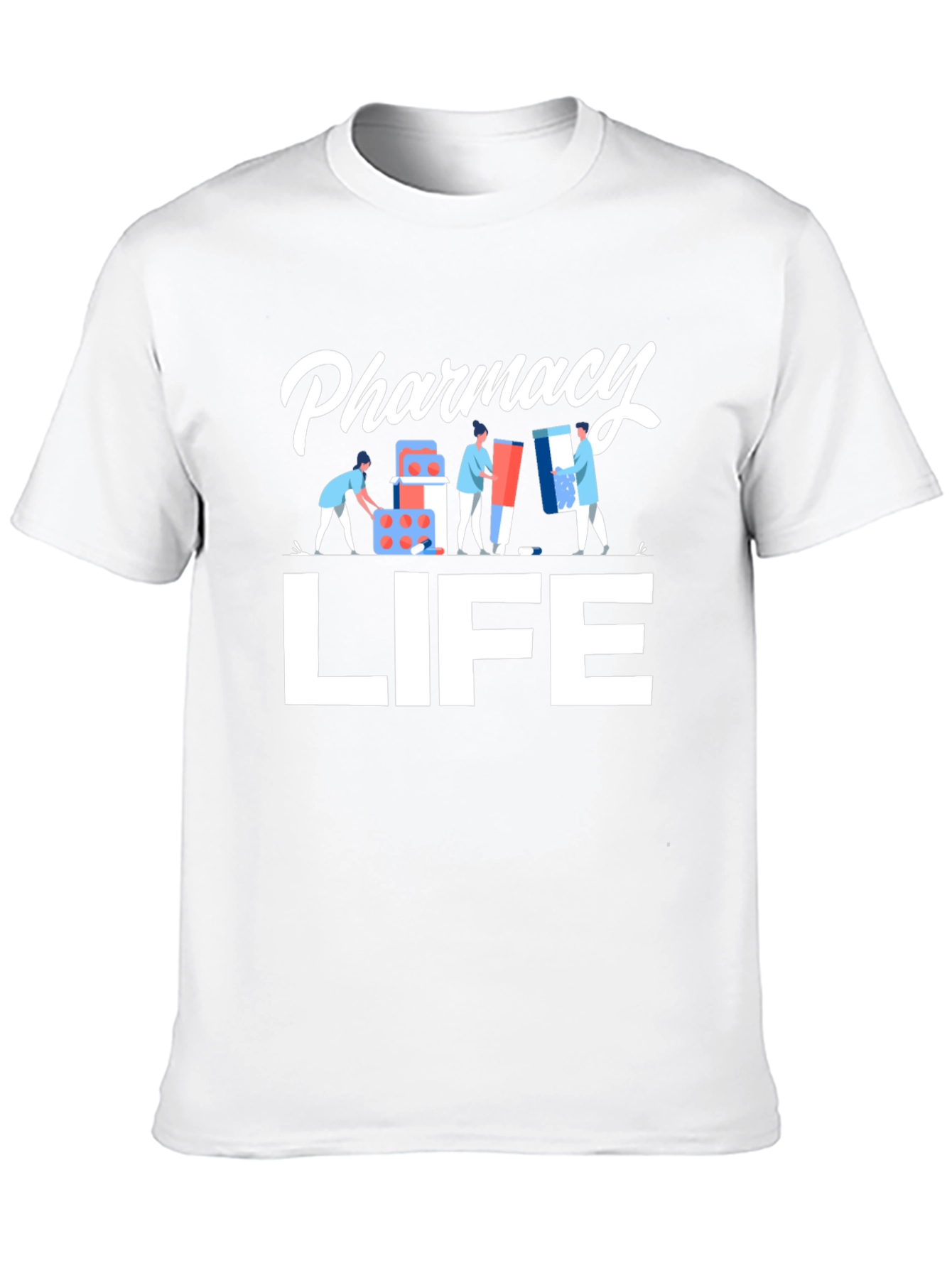 Pharmacy Life Graphic Tee - Pill Packer Design