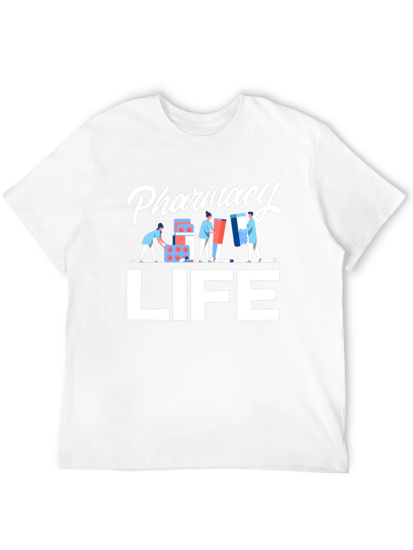 Pharmacy Life Graphic Tee - Pill Packer Design
