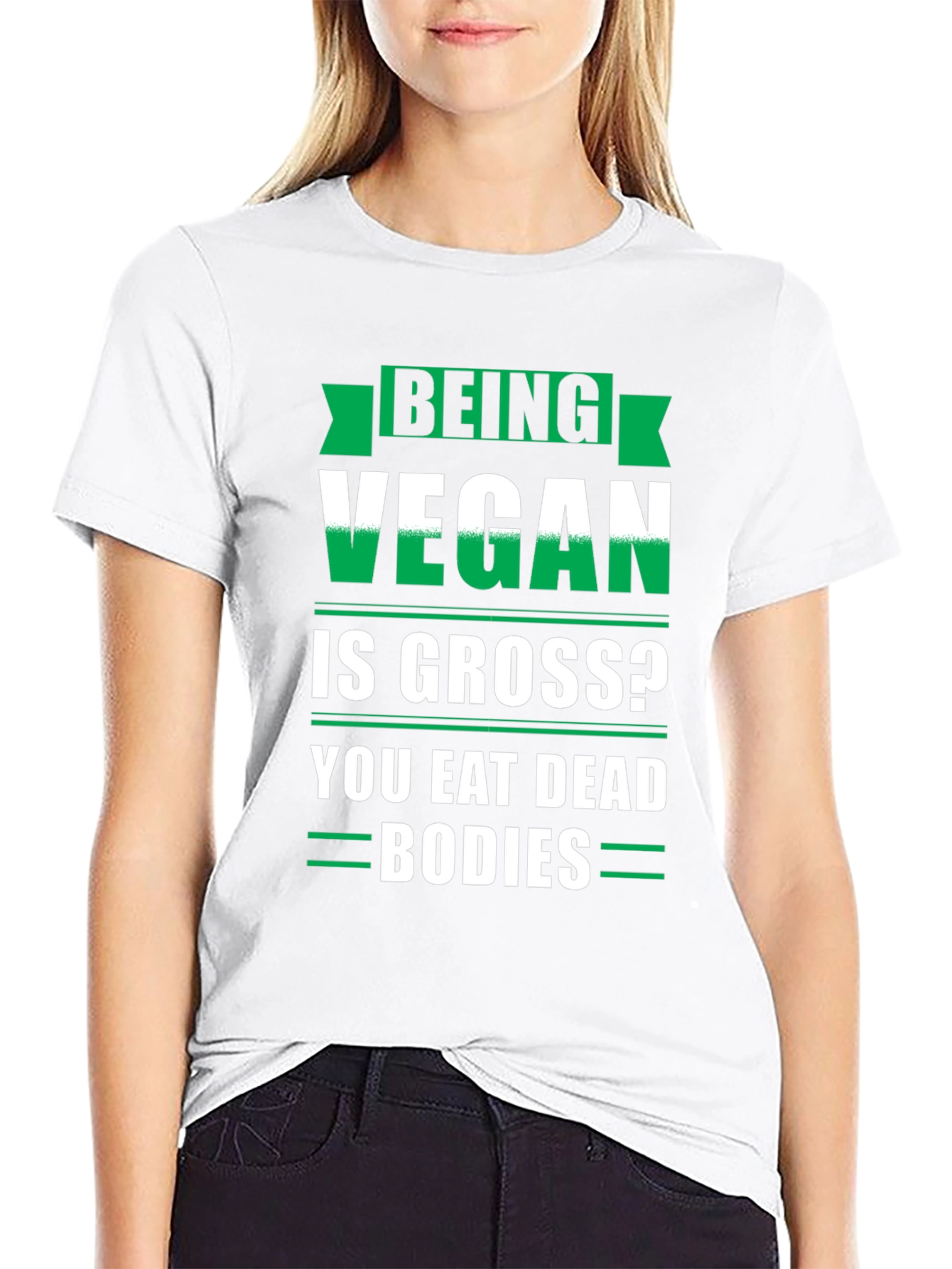 Being Vegan is Gross Funny T-Shirt