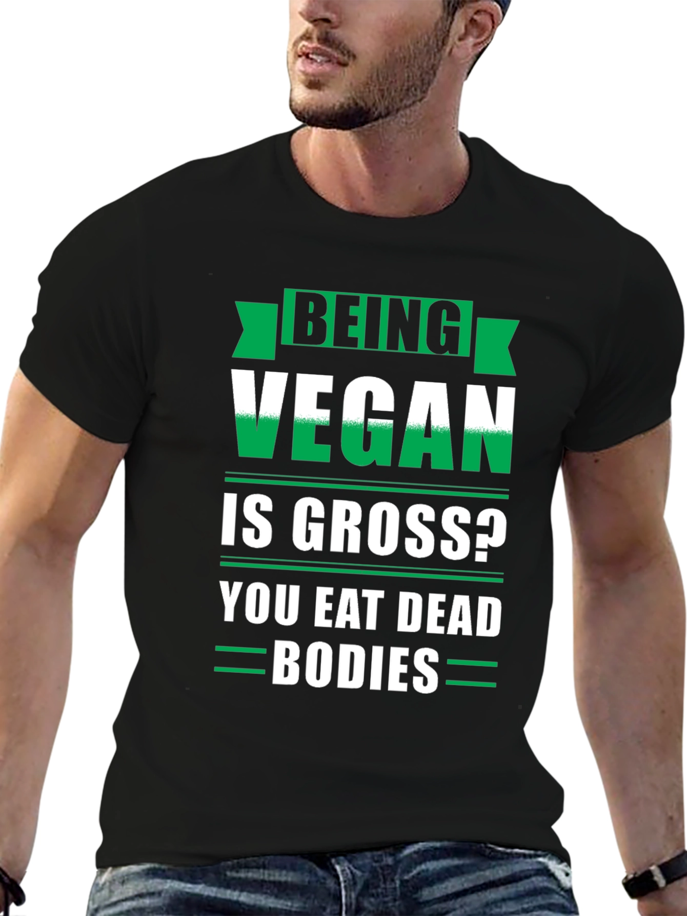 Being Vegan is Gross Funny T-Shirt