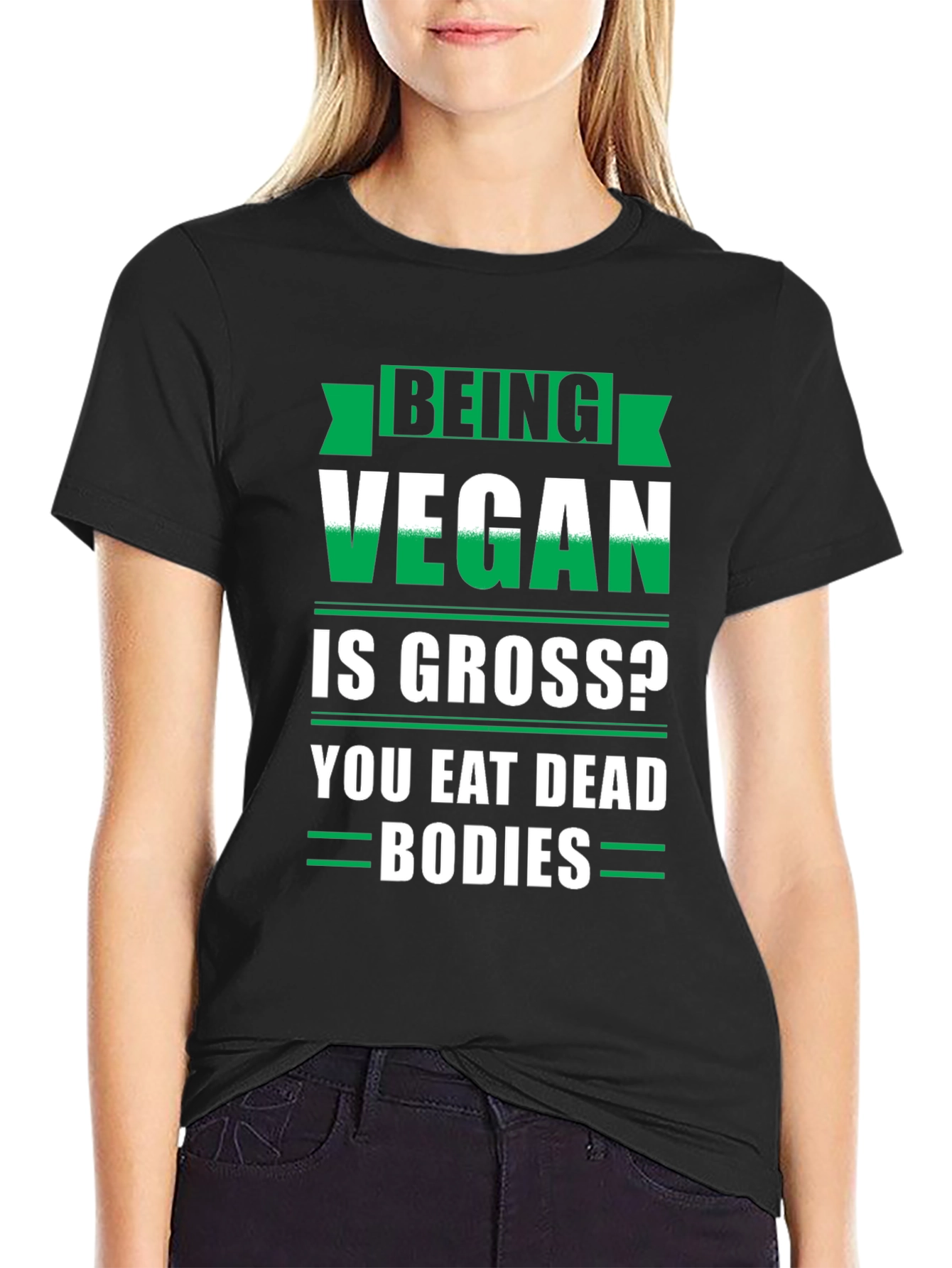 Being Vegan is Gross Funny T-Shirt