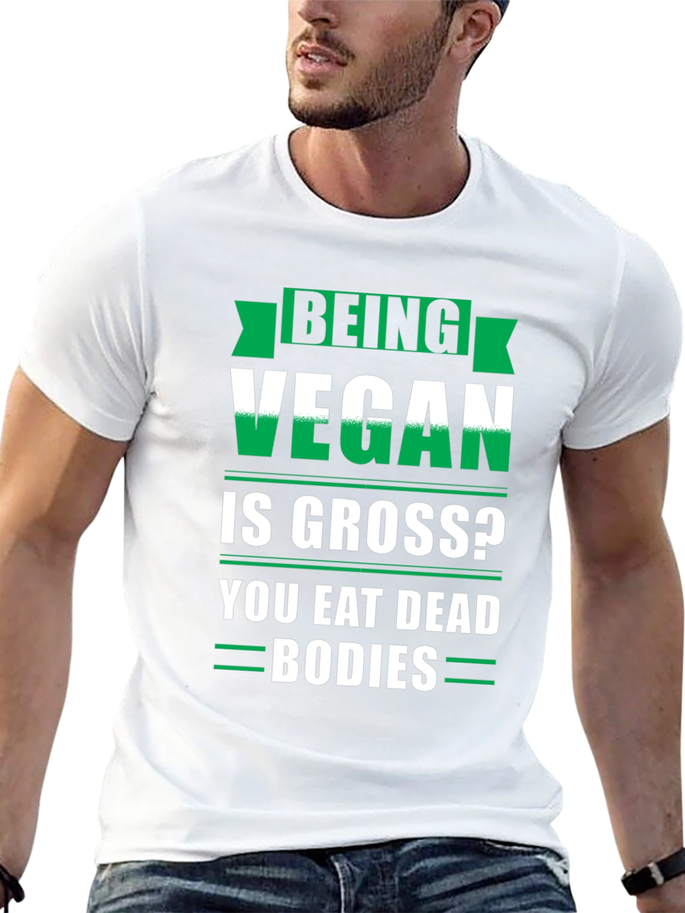 Being Vegan is Gross Funny T-Shirt