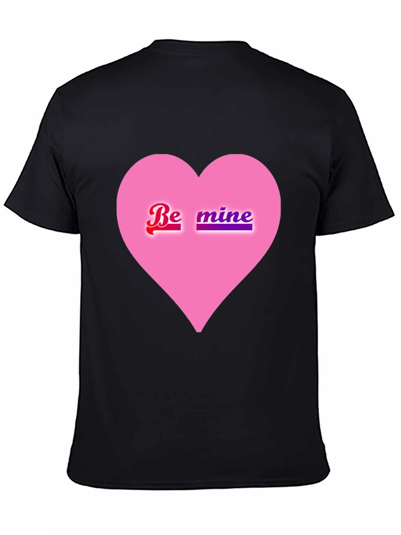 Be Mine Pink Heart Valentines Day T-Shirt