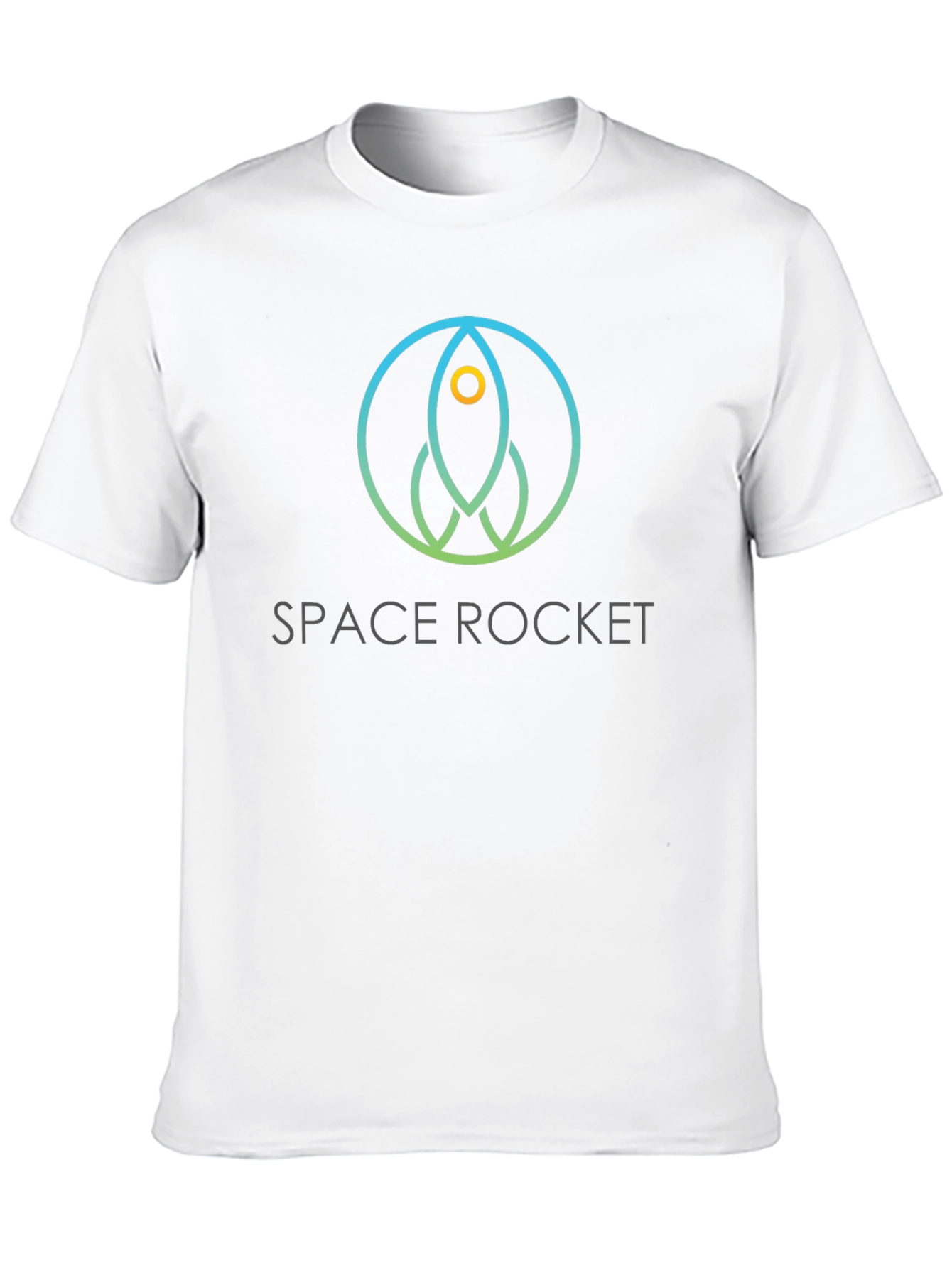 Space Rocket Graphic T-Shirt - Modern Design